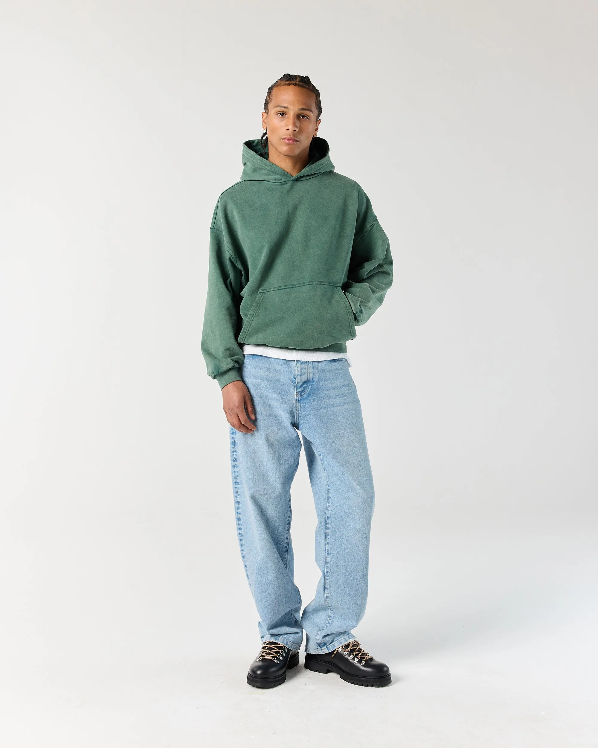 Everyday Hoodie - Washed Green sold by Ronning product image thumbnail 2