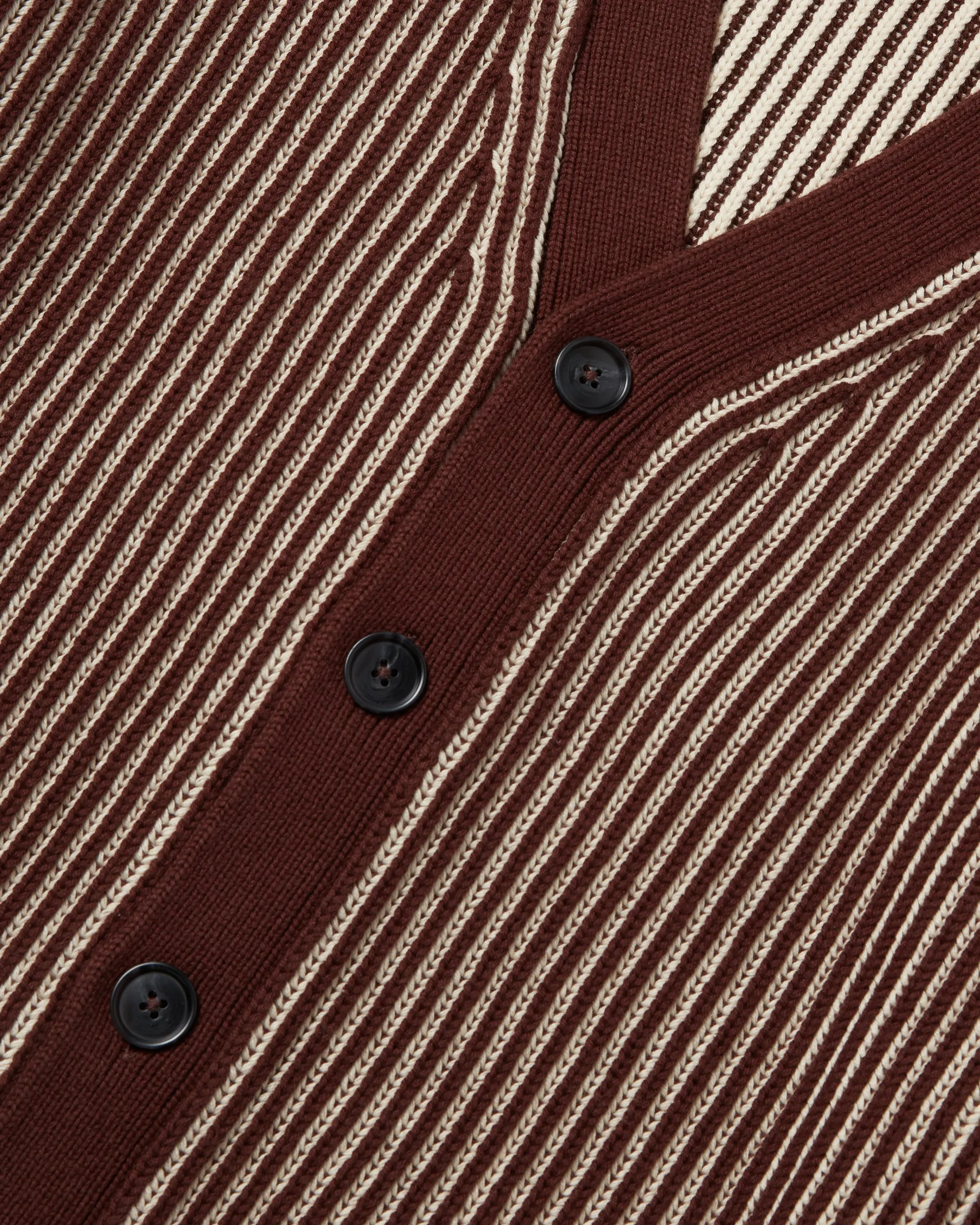 Fisherman Cardigan - Mocha/Stone sold by Ronning product image thumbnail 4