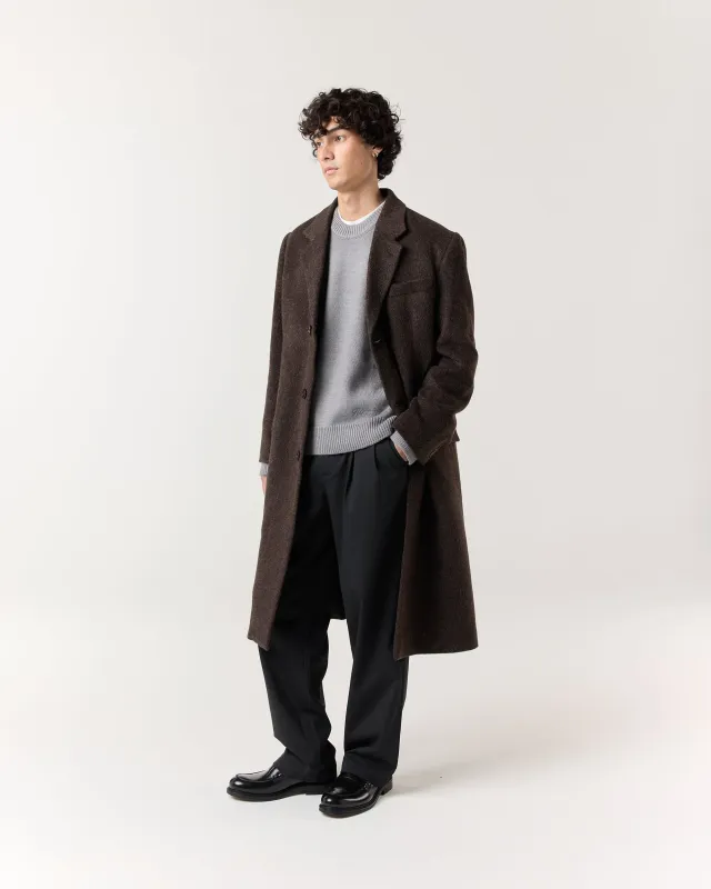 Wool Overcoat - Mocha Brown sold by Ronning