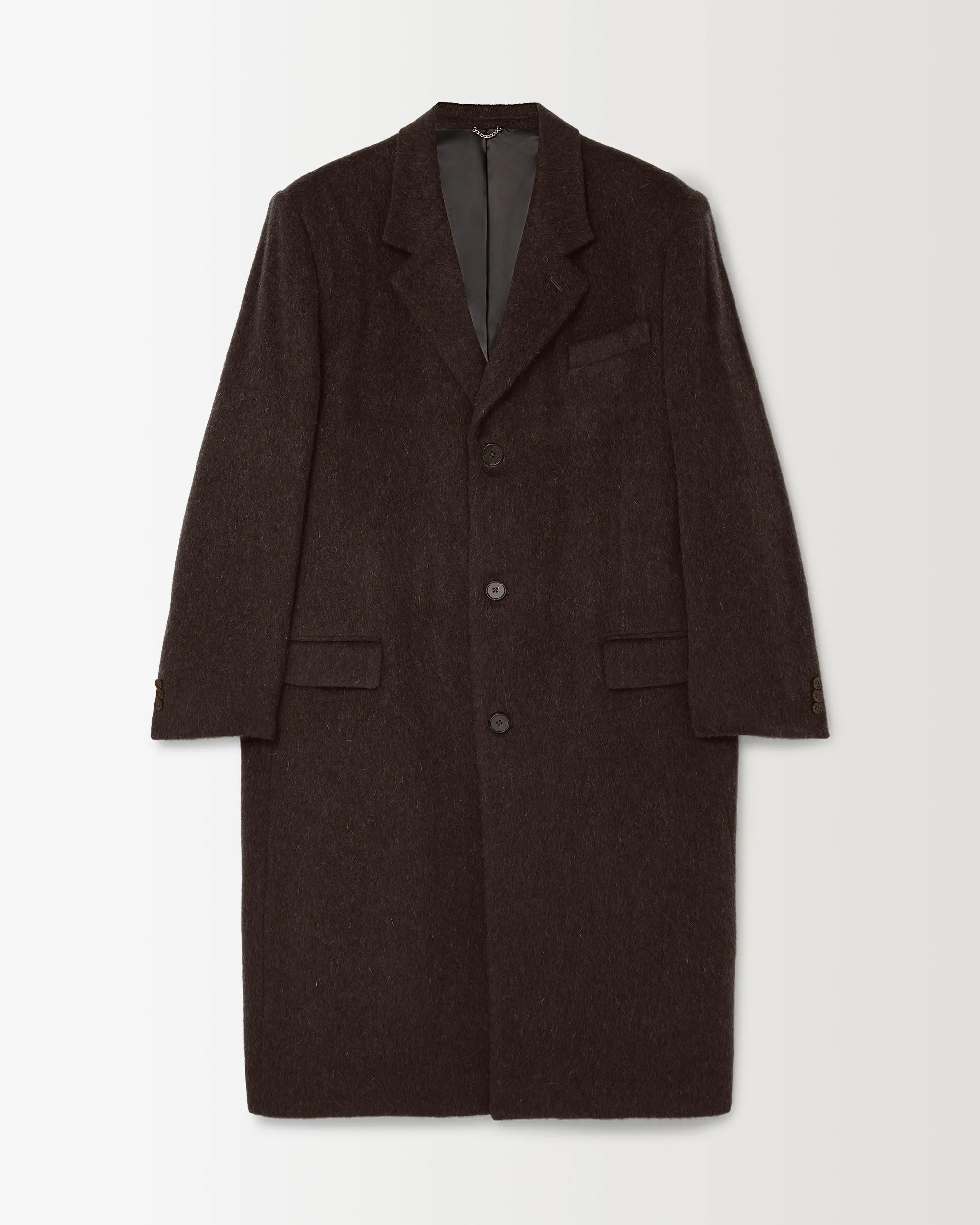 Wool Overcoat - Mocha Brown sold by Ronning product image thumbnail 2