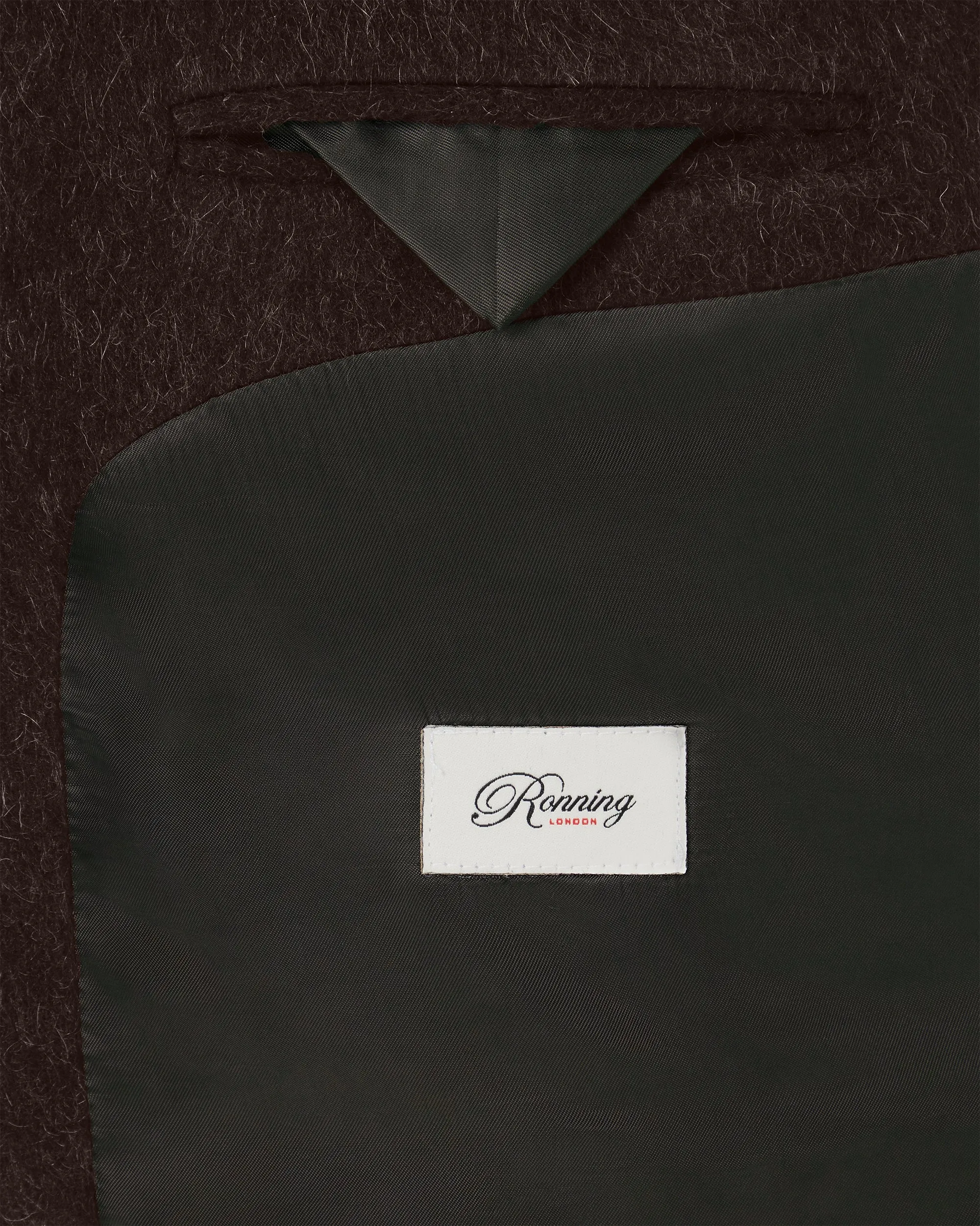 Wool Overcoat - Mocha Brown sold by Ronning product image thumbnail 4
