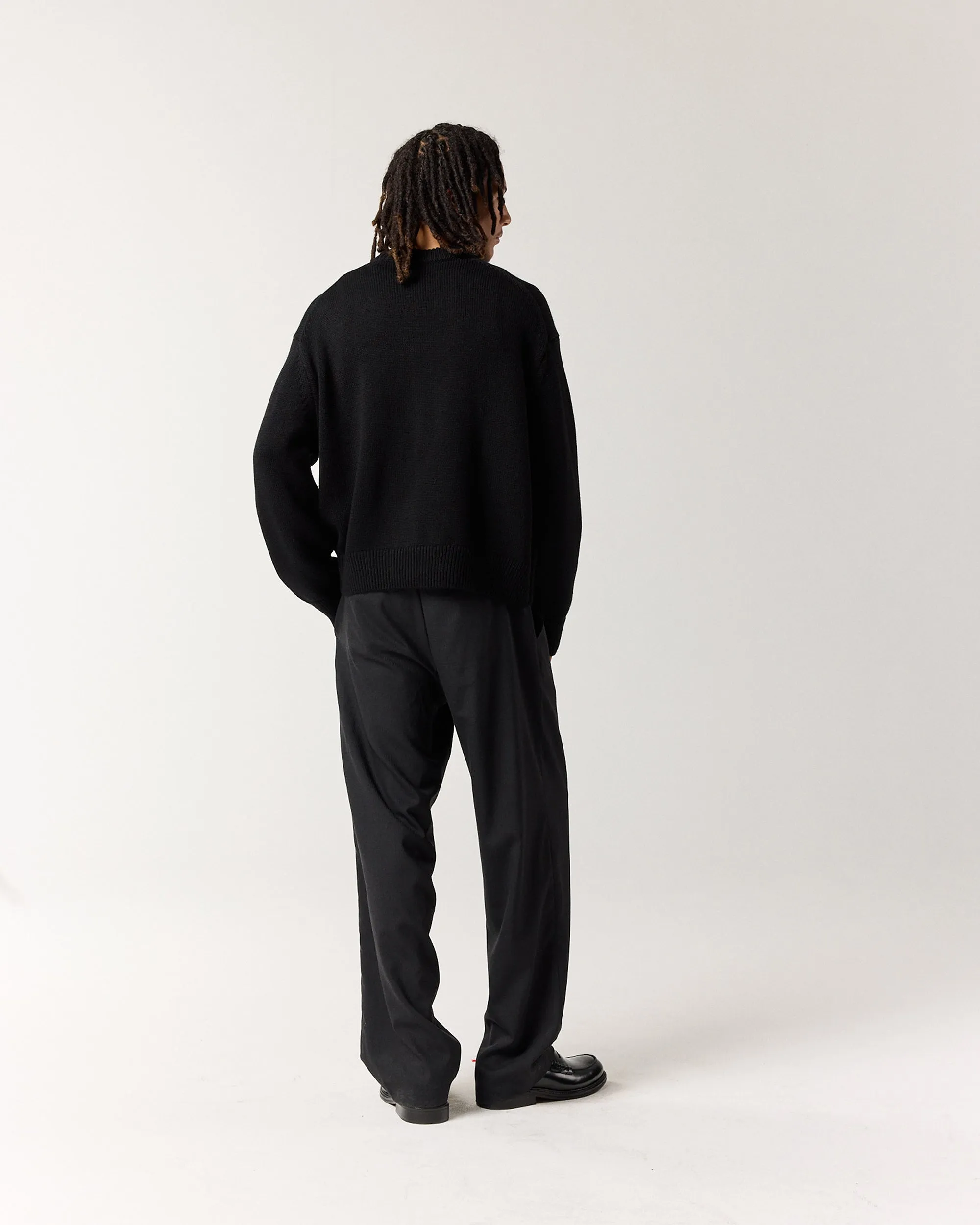 Merino Crew Knit - Black sold by Ronning product image thumbnail 4