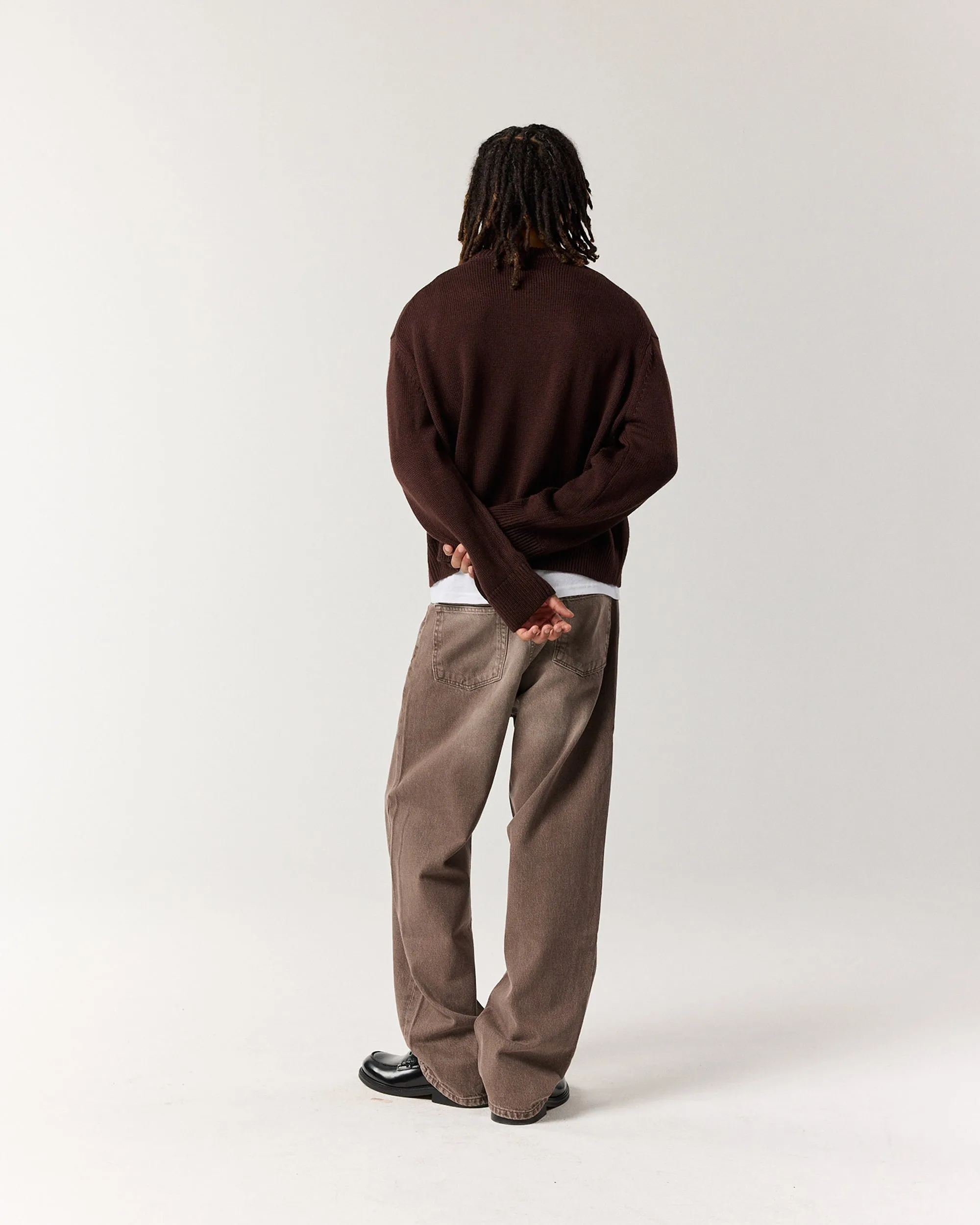 Merino Crew Knit - Mocha Brown sold by Ronning product image thumbnail 4