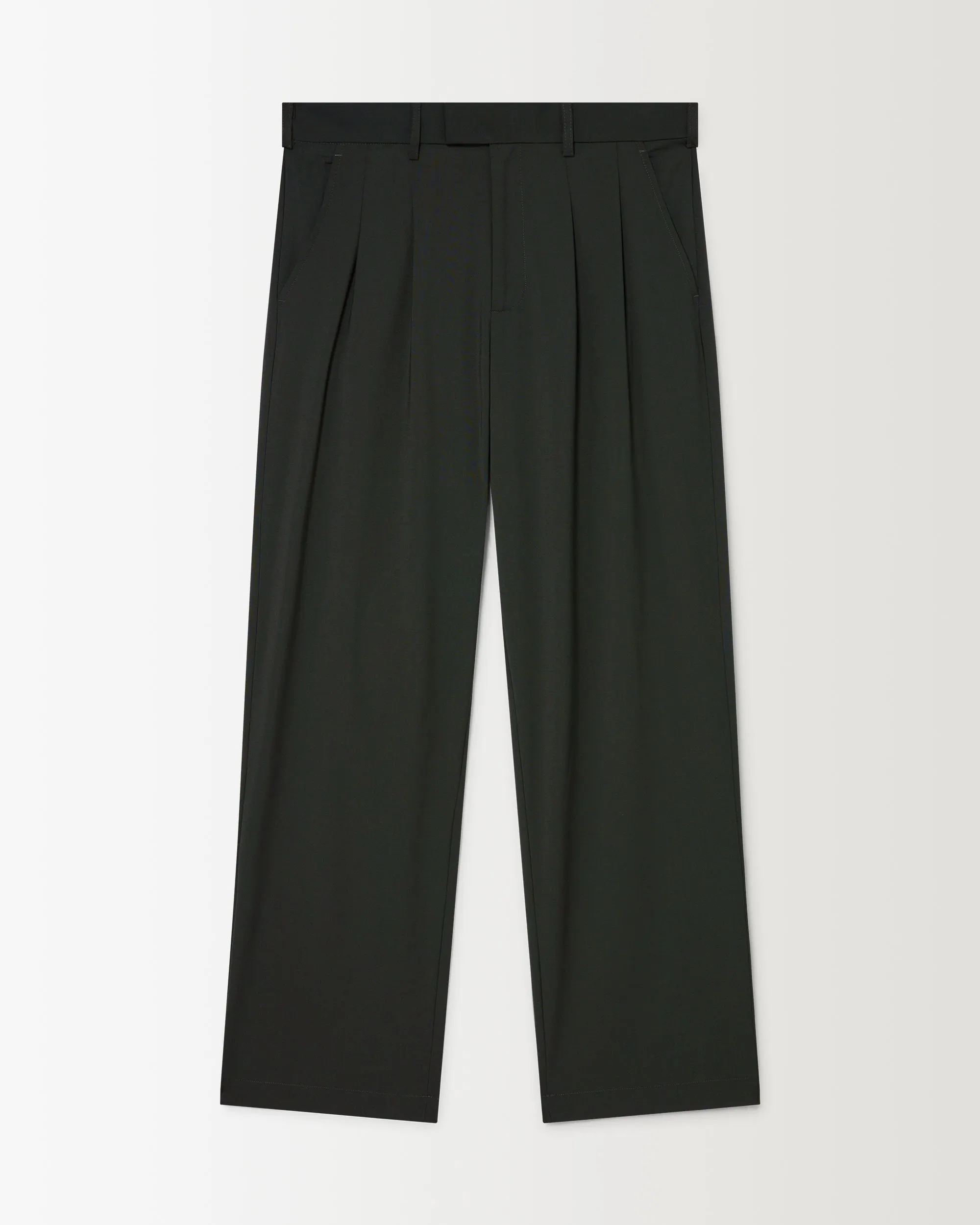 Pleated Pant - Moss Green sold by Ronning product image thumbnail 2