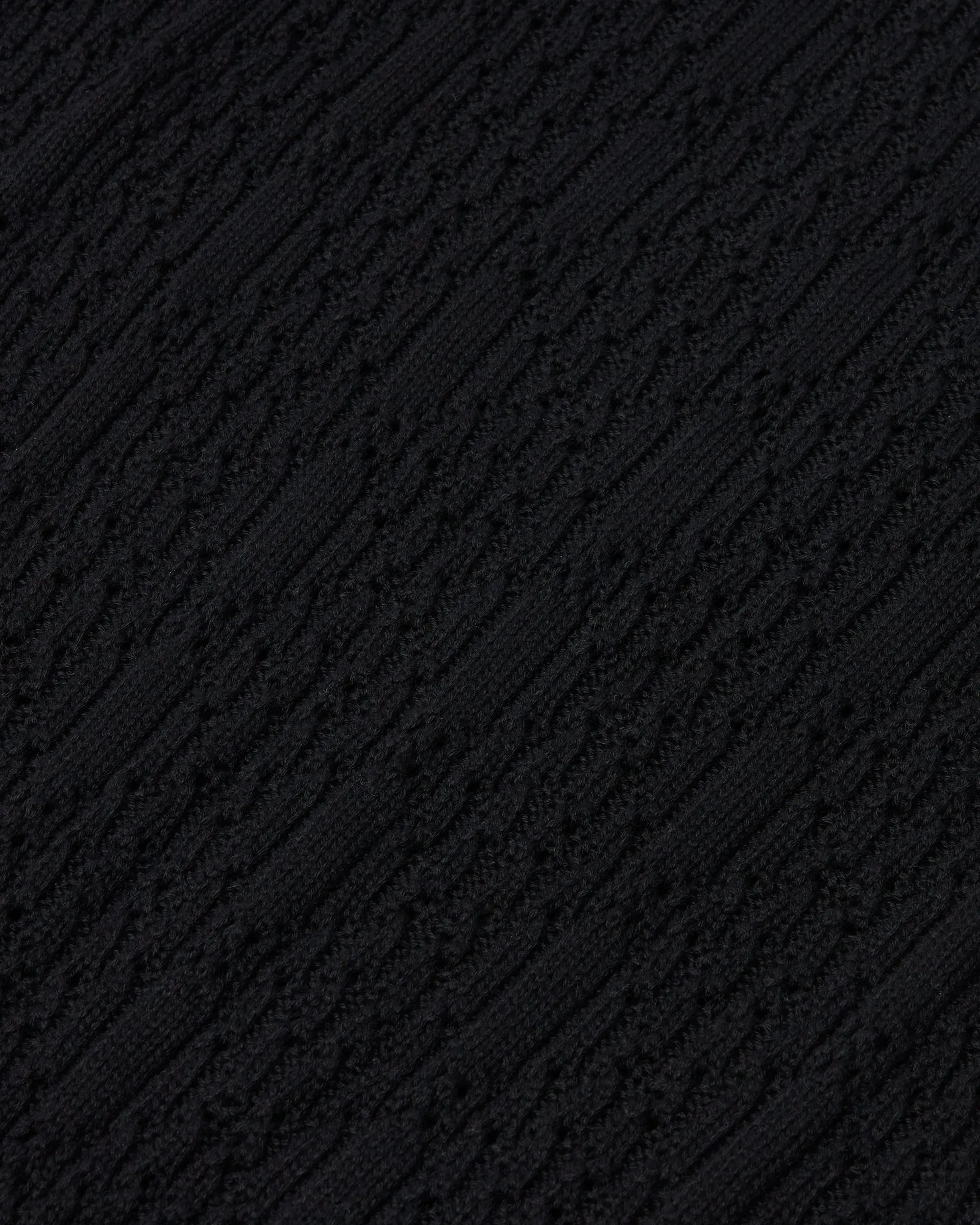 Diamond Knit Polo - Black sold by Ronning product image thumbnail 4