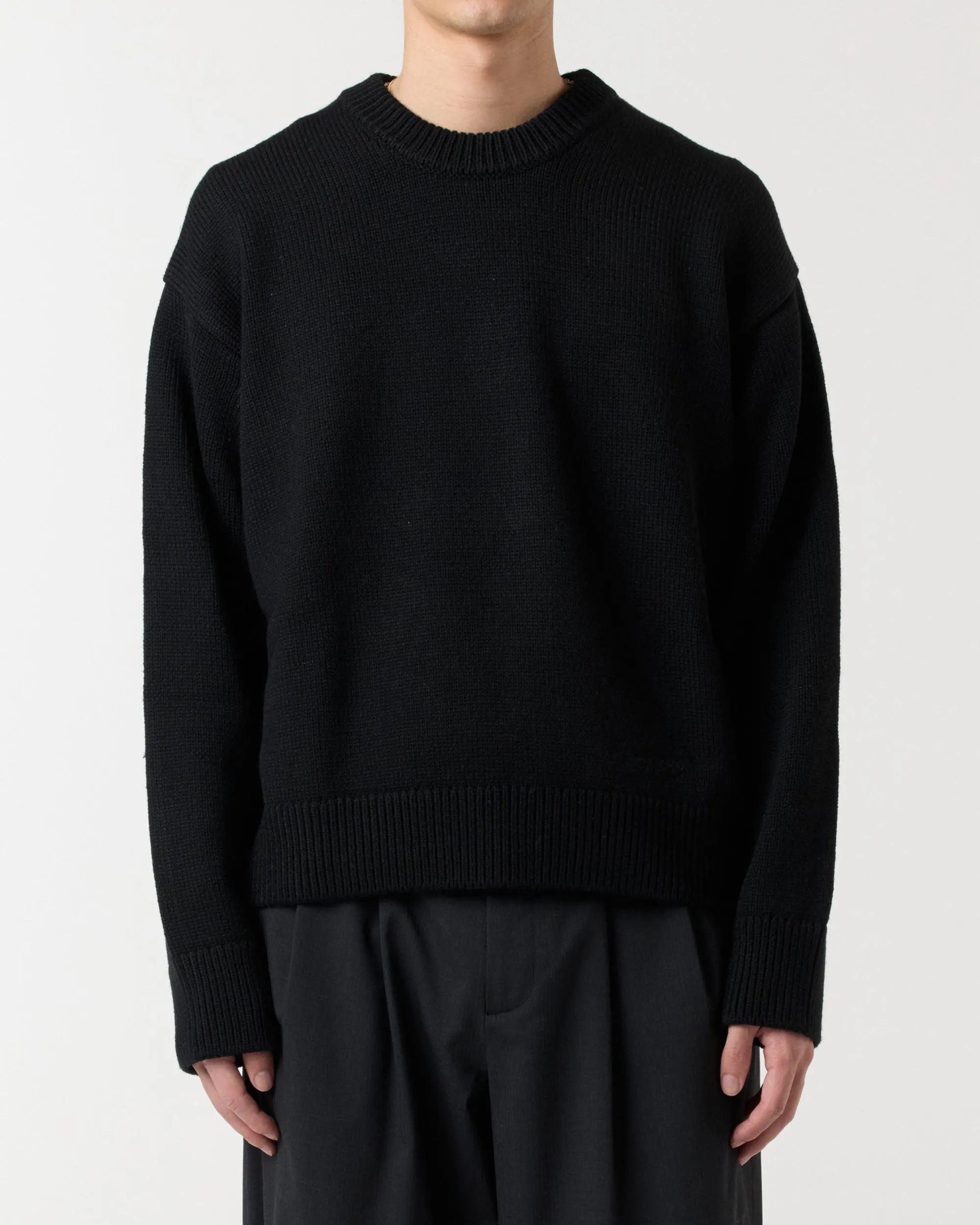 Merino R Knit - Black sold by Ronning product image thumbnail 3
