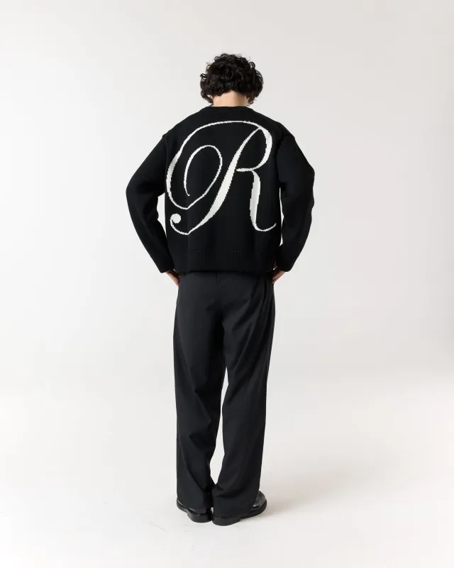 Merino R Knit - Black sold by Ronning