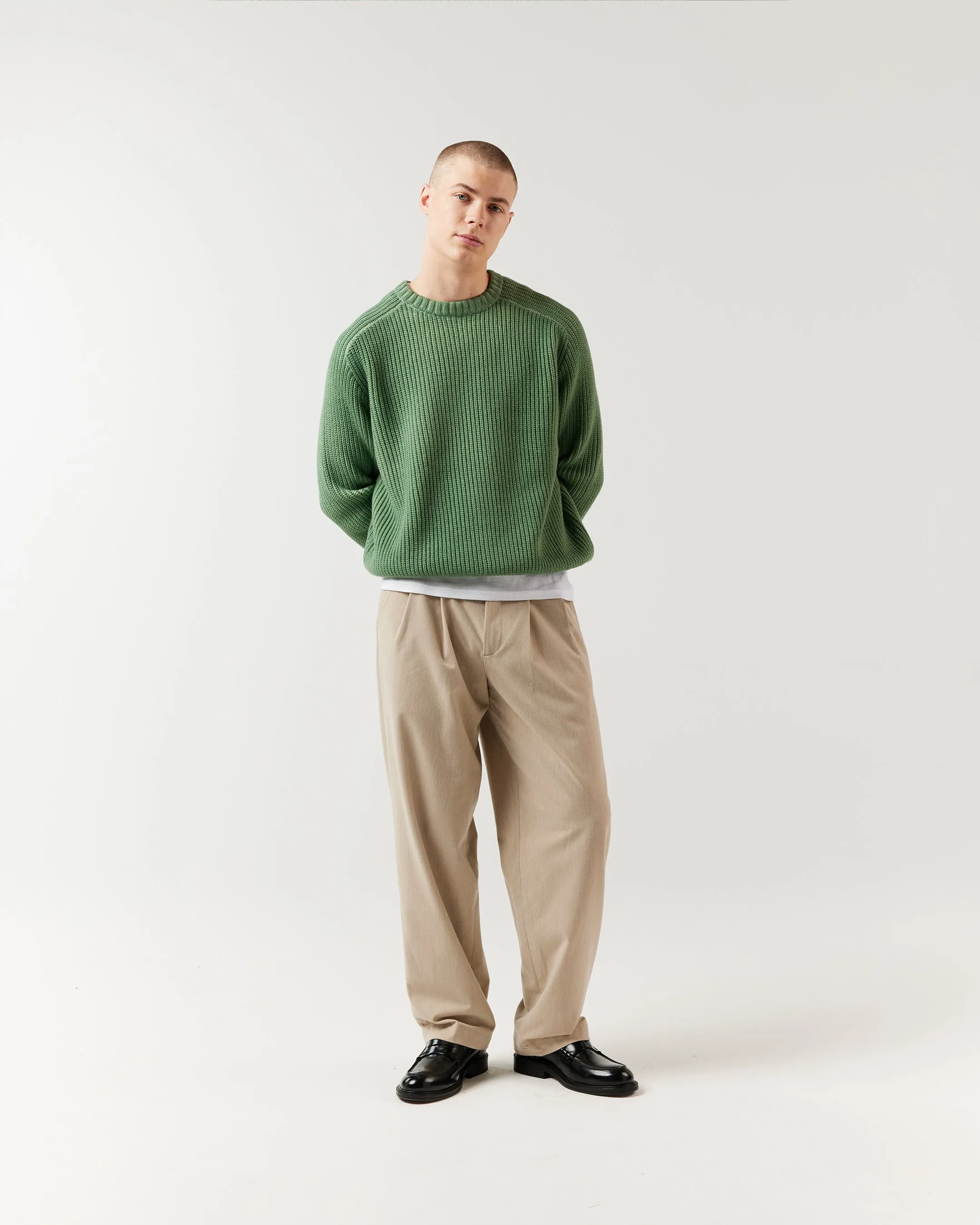 Pleated City Pant - Stone sold by Ronning product image thumbnail 3