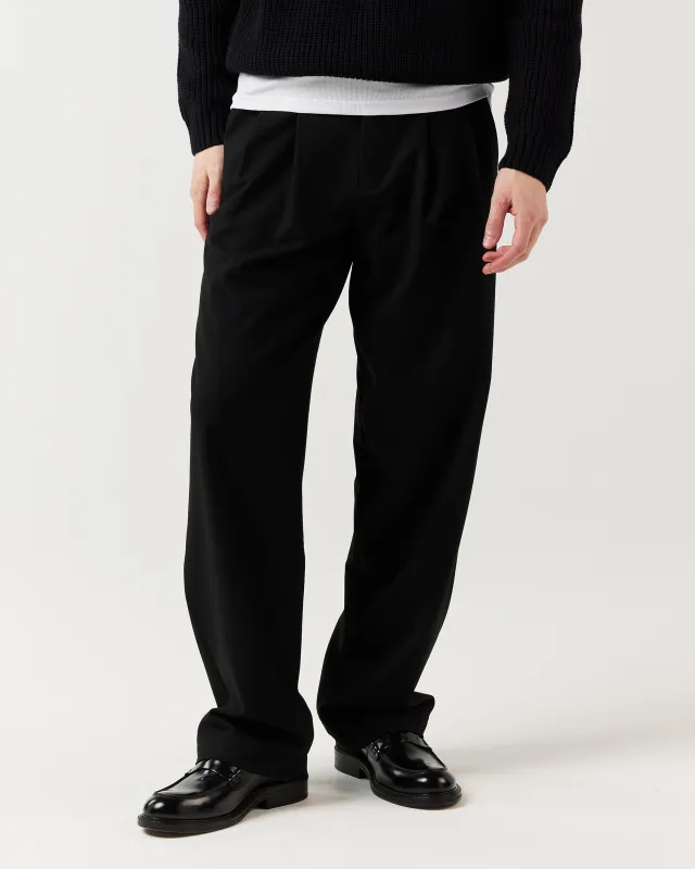 Pleated City Pant - Black sold by Ronning