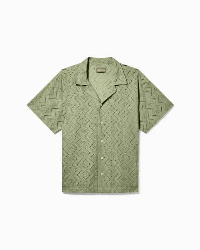 Lace Shirt - Olive sold by Ronning