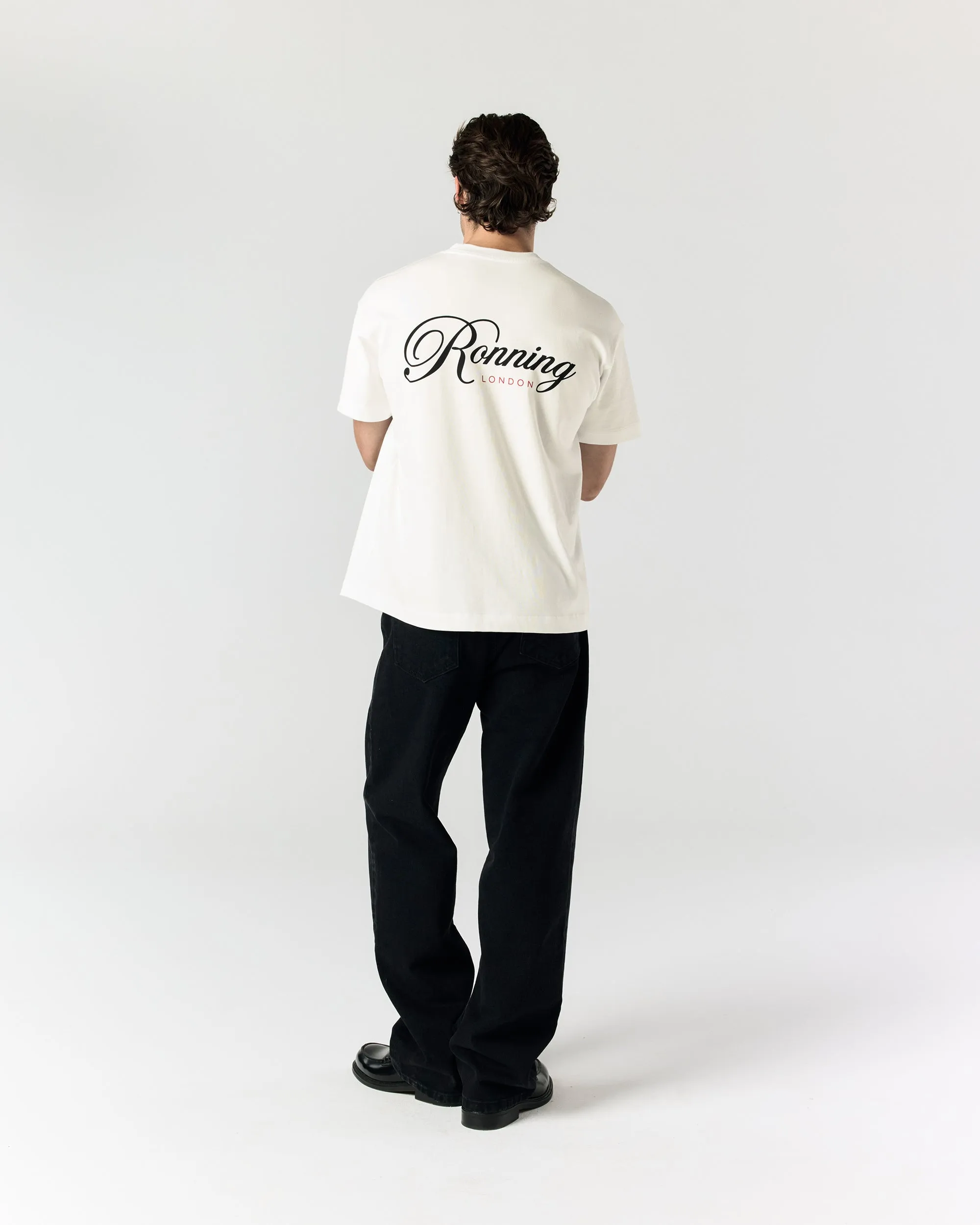 Script Tee - White sold by Ronning product image thumbnail 3
