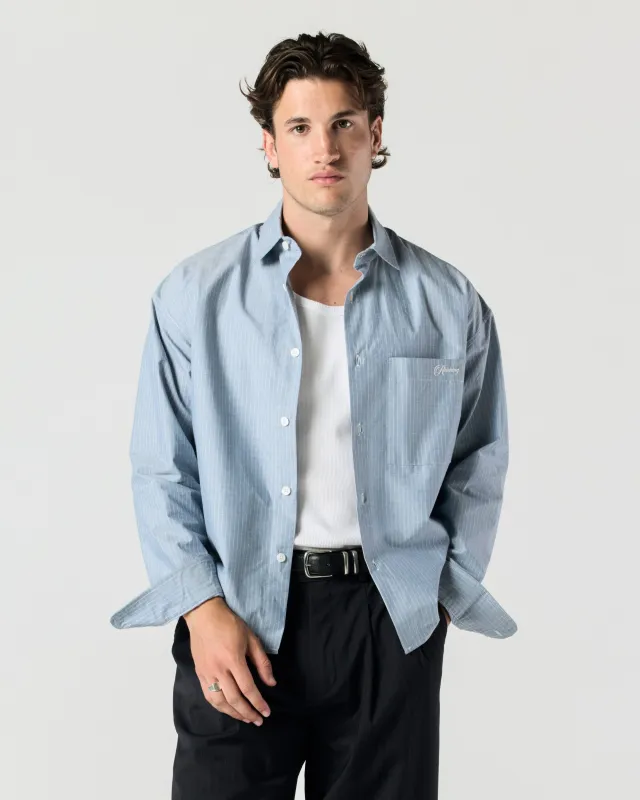 Everyday Shirt - Blue Stripe made by Ronning