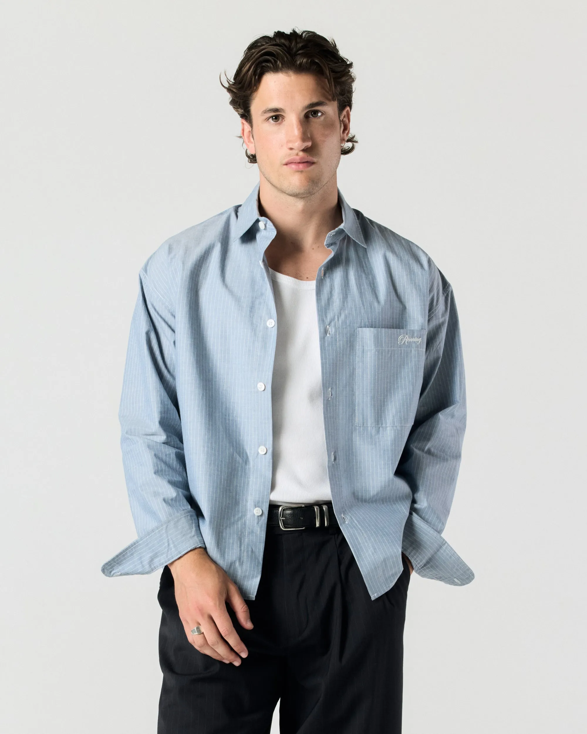 Everyday Shirt - Blue Stripe sold by Ronning