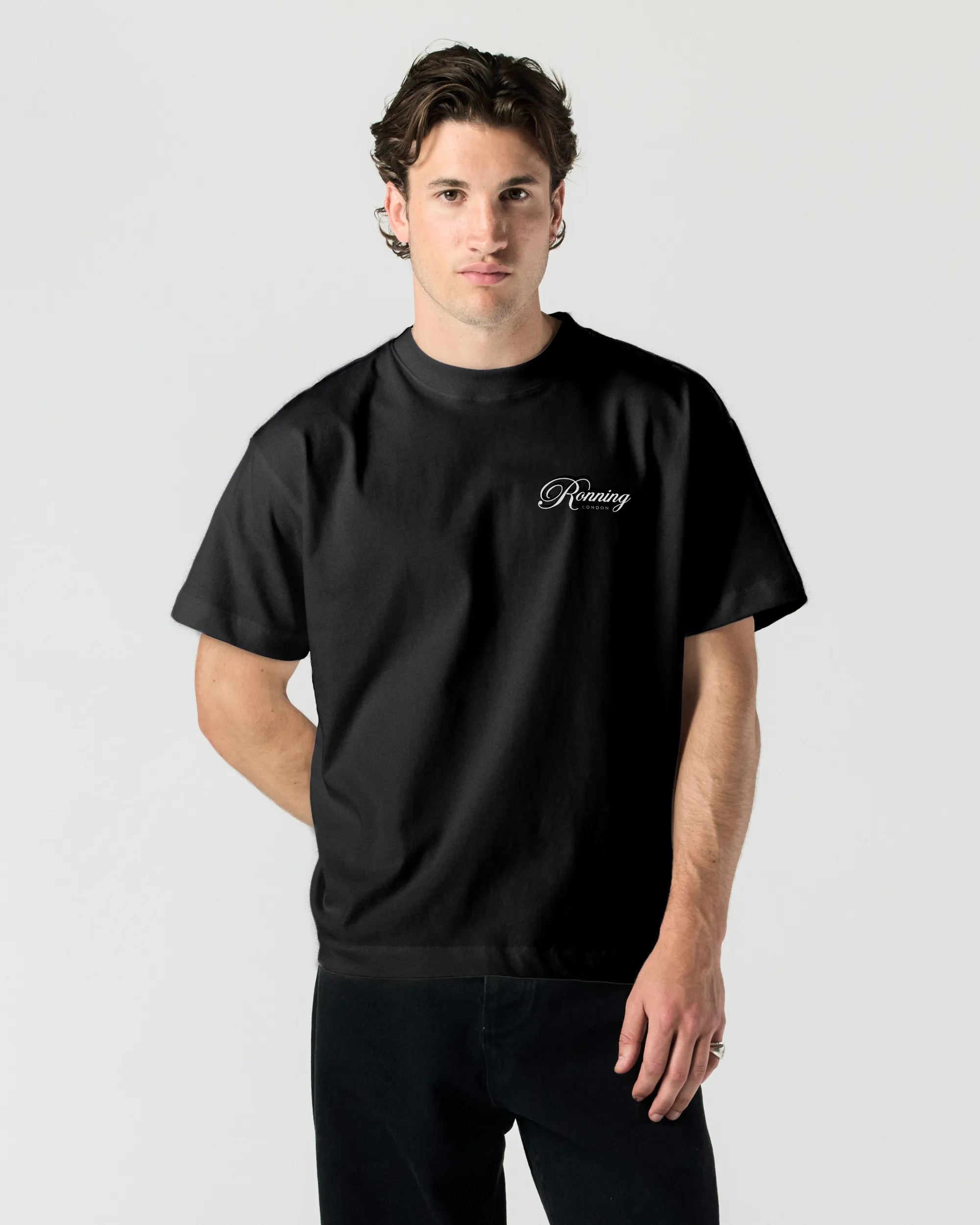 Script Tee - Black sold by Ronning product image thumbnail 3