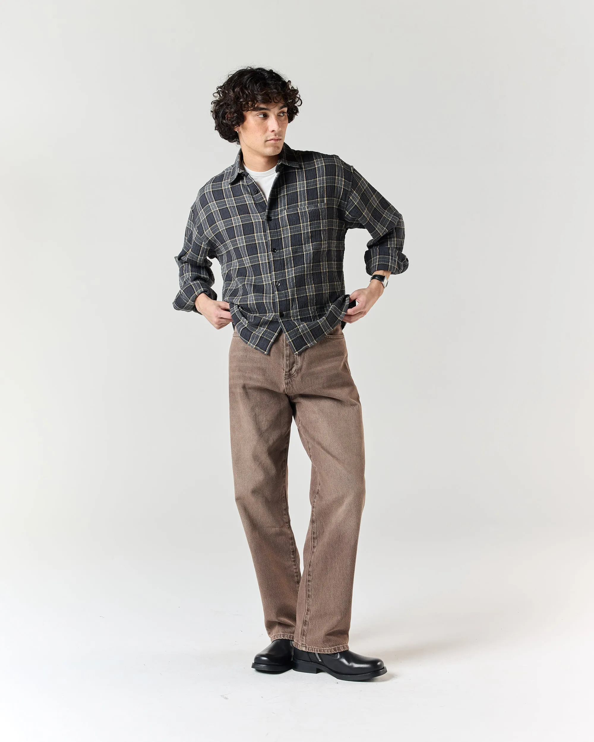 Everyday Shirt - Slate Grey Check sold by Ronning product image thumbnail 3