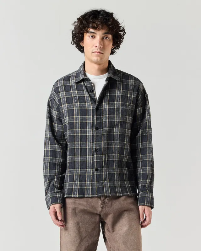Everyday Shirt - Slate Grey Check made by Ronning