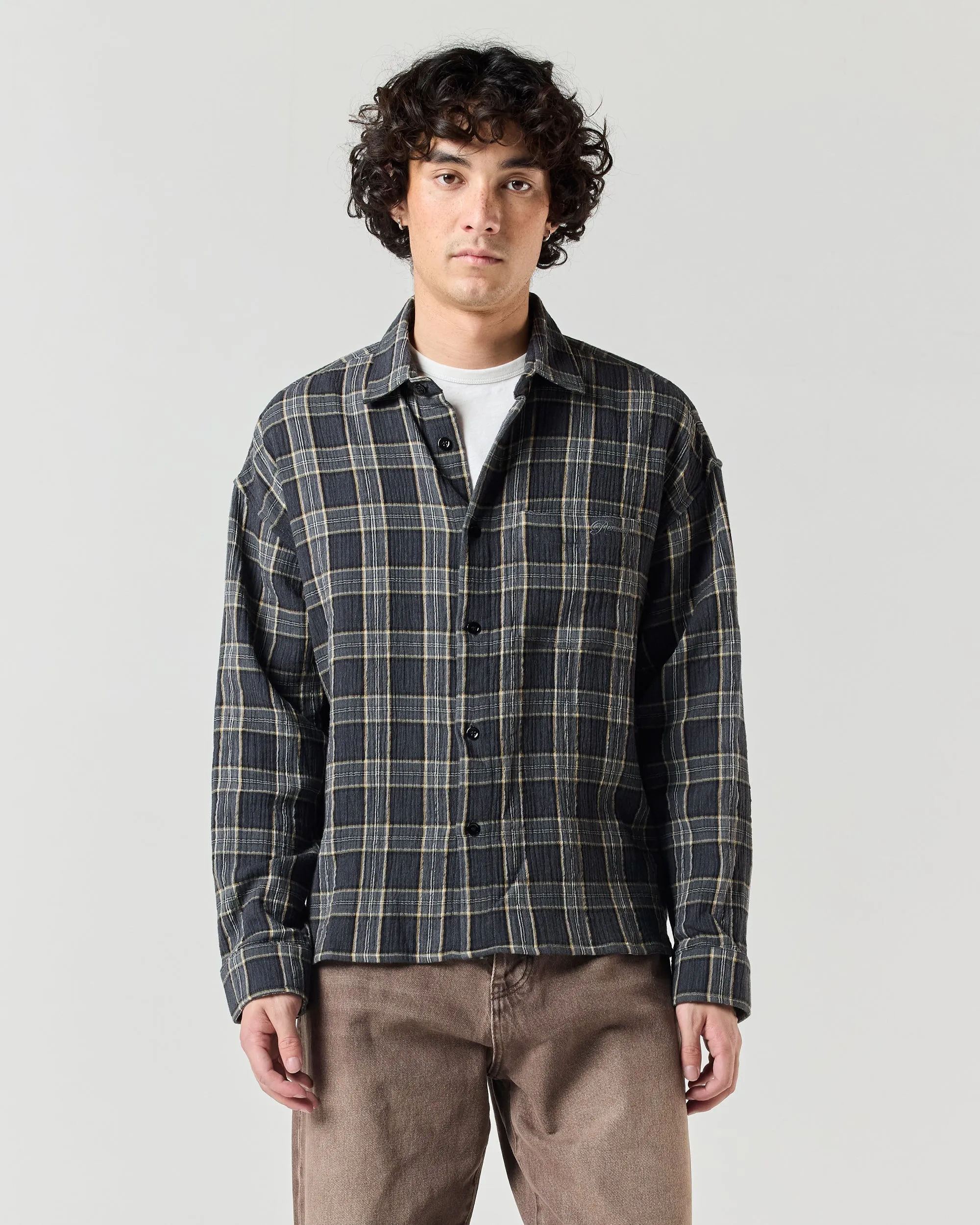 Everyday Shirt - Slate Grey Check sold by Ronning