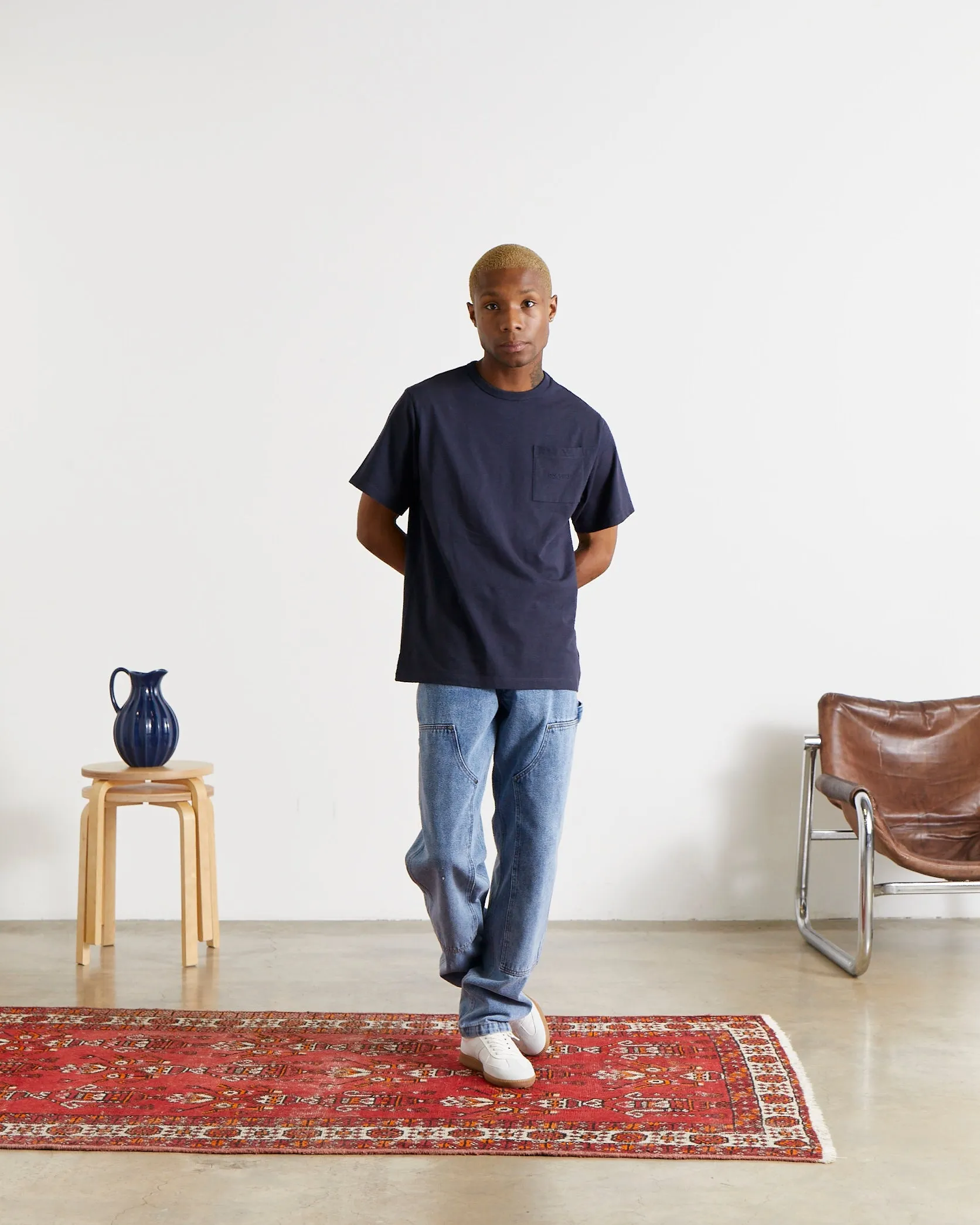 Everyday Pocket Tee - Navy sold by Ronning product image thumbnail 2