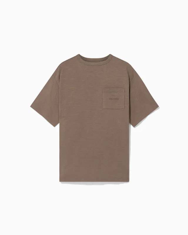 Everyday Pocket Tee - Walnut made by Ronning
