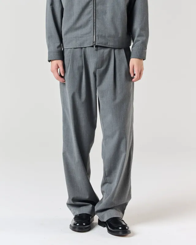 Pleated Pant - Charcoal Grey made by Ronning