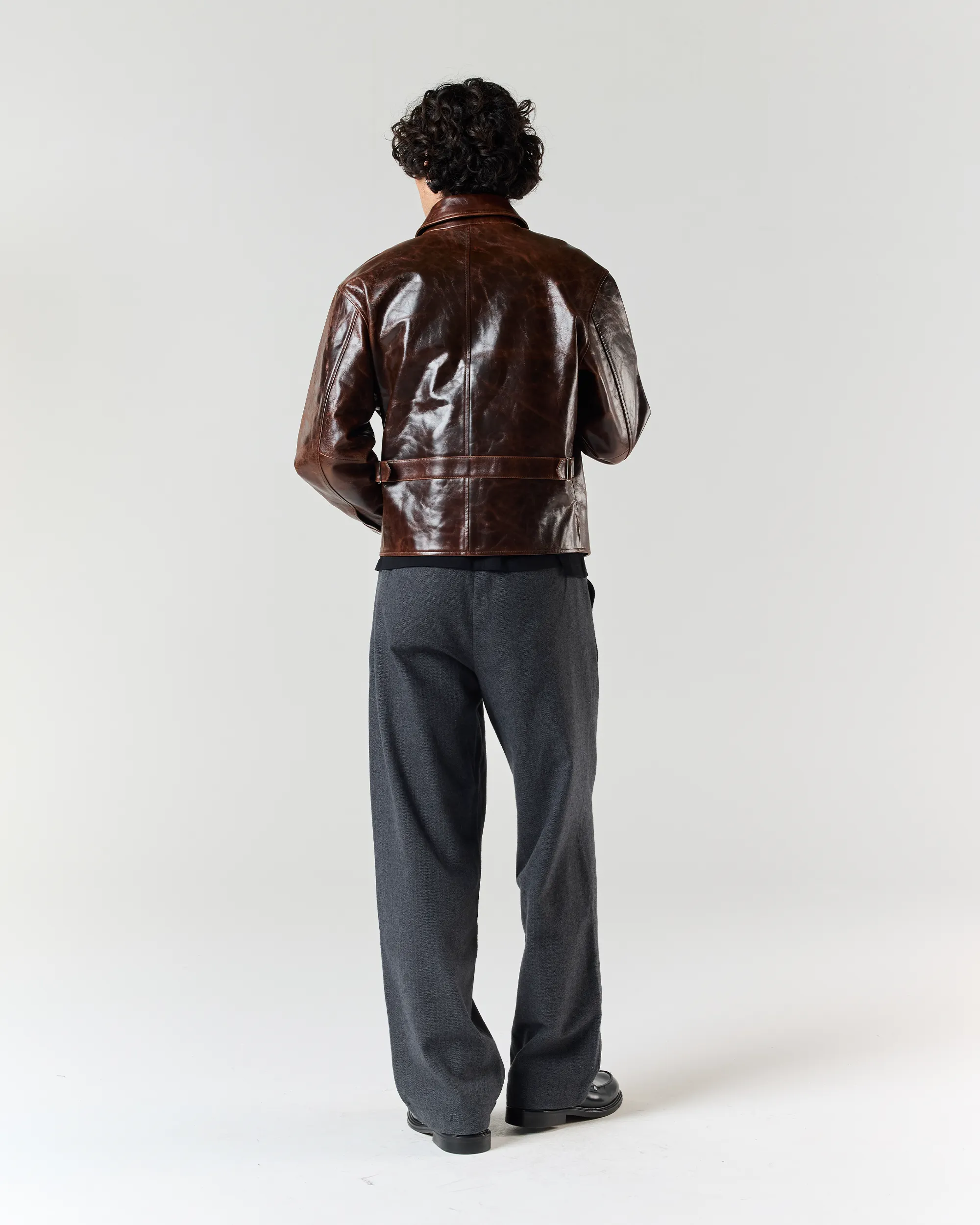 Buckle Pant - Charcoal Herringbone sold by Ronning product image thumbnail 4