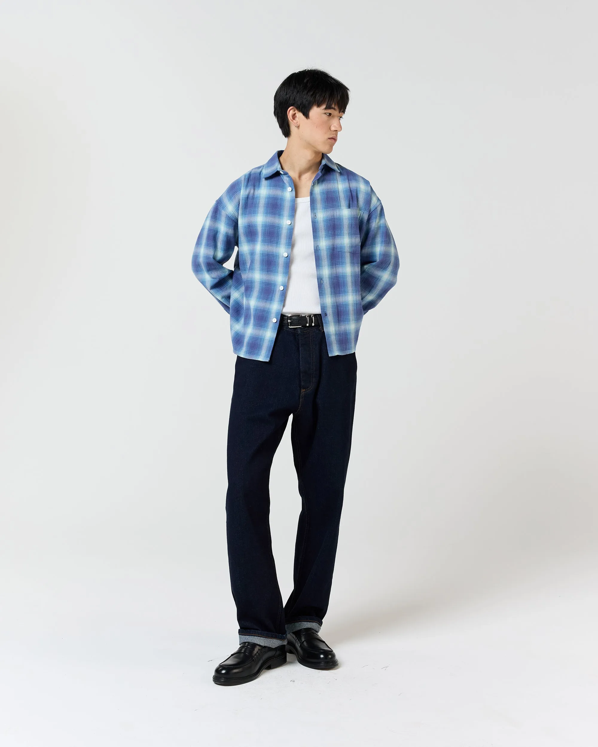 Japanese Shirt - Blue Plaid sold by Ronning product image thumbnail 3