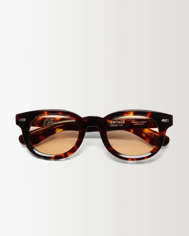 Heritage Sunglasses - Tortoise/Orange made by Ronning
