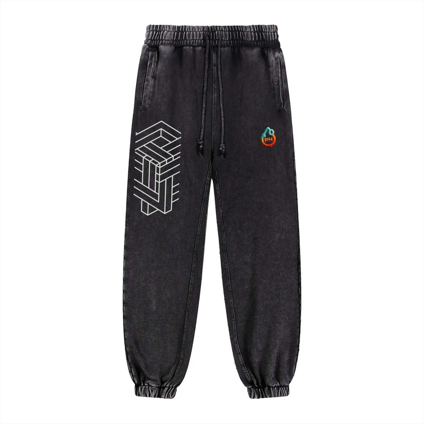 Paradigm - Snow Wash Heavyweight Jogger Sweatpants sold by Phantasmagorical