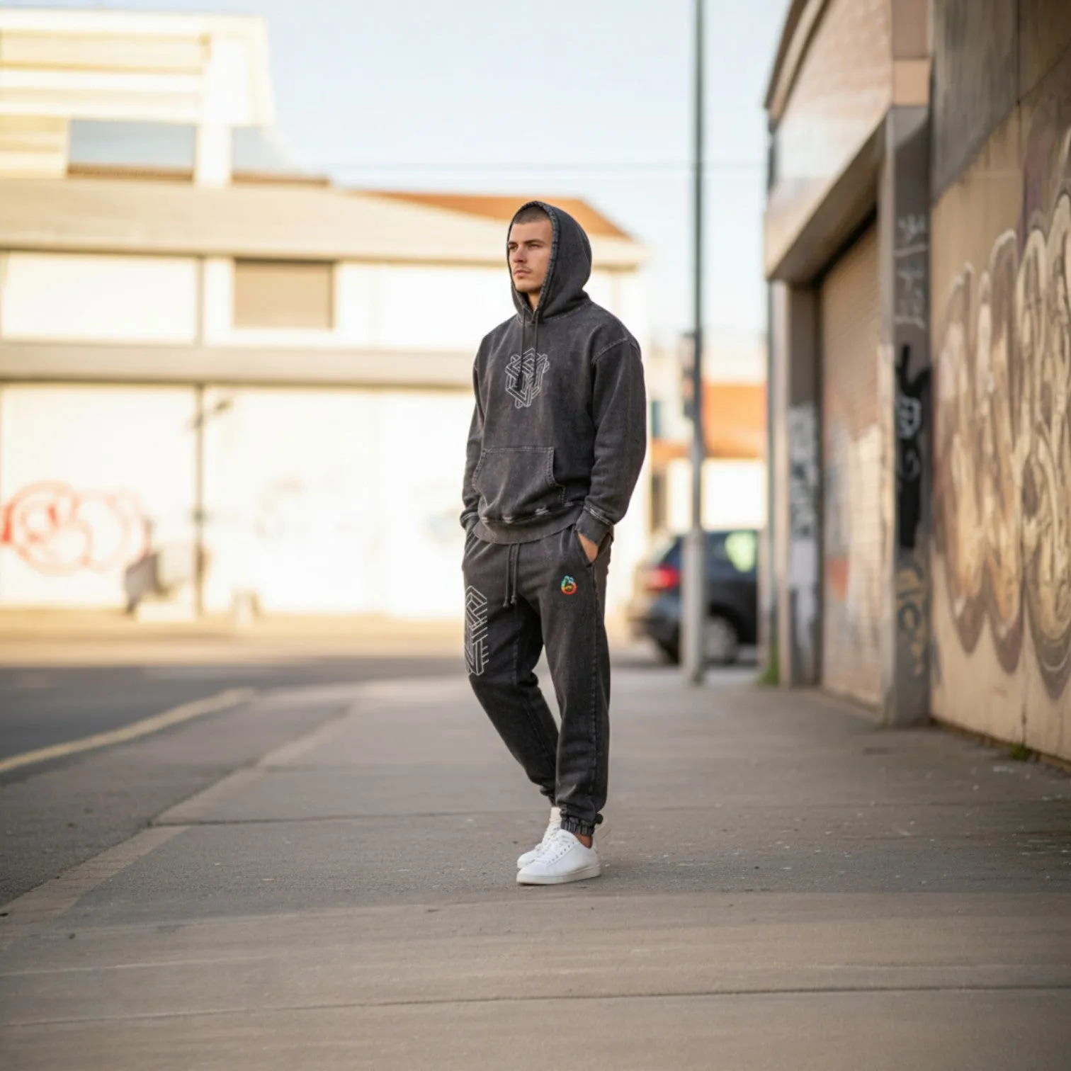 Paradigm - Snow Wash Heavyweight Jogger Sweatpants sold by Phantasmagorical product image thumbnail 2