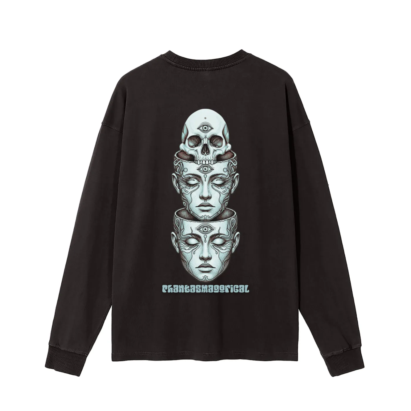 Metamorphosis - Vintage Washed Long Sleeve T-Shirt sold by Phantasmagorical product image thumbnail 4