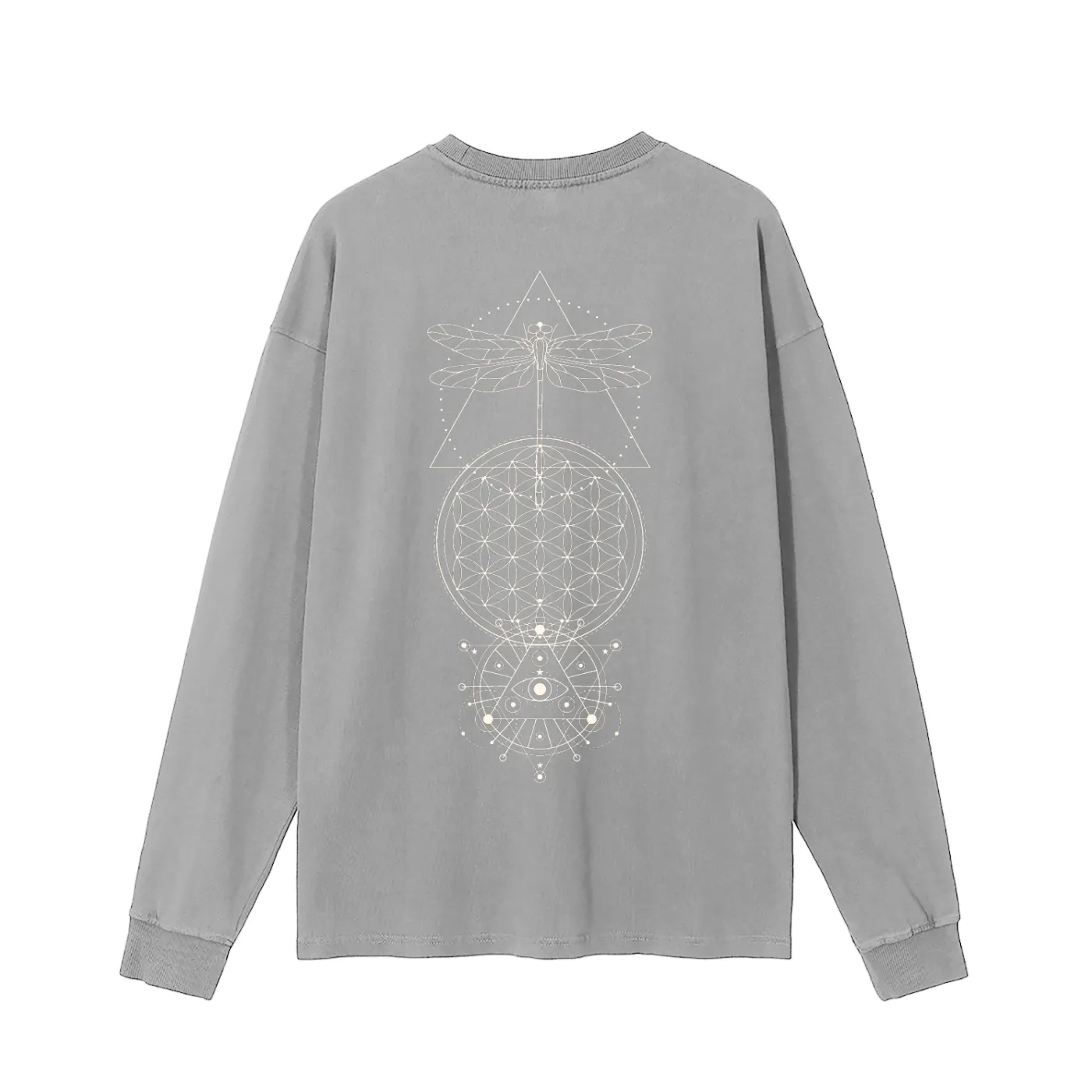 Existential - Vintage Washed Long Sleeve T-Shirt sold by Phantasmagorical product image thumbnail 2