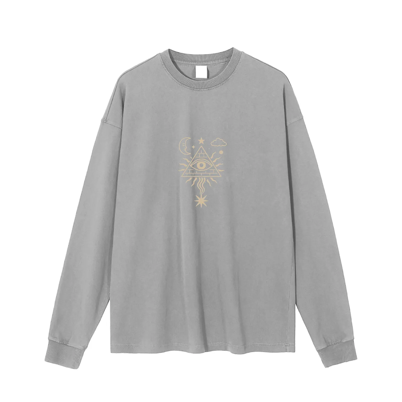 Mystic Signal - Vintage Washed Long Sleeve T-Shirt sold by Phantasmagorical product image thumbnail 5