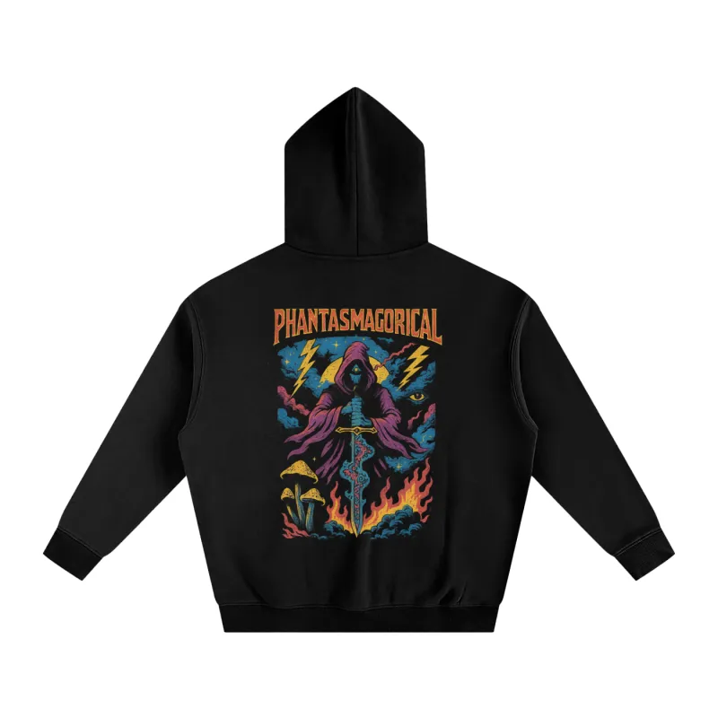 Spectral Knight - Oversize Fleeced Hoodie sold by Phantasmagorical