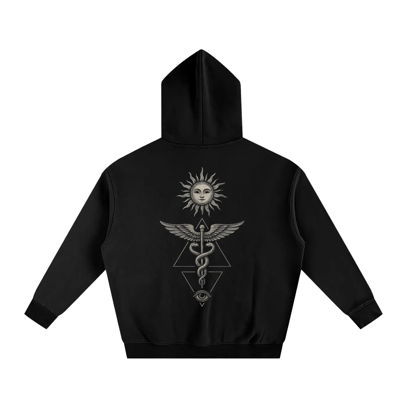 Inner Alchemy - Oversize Fleeced Hoodie sold by Phantasmagorical