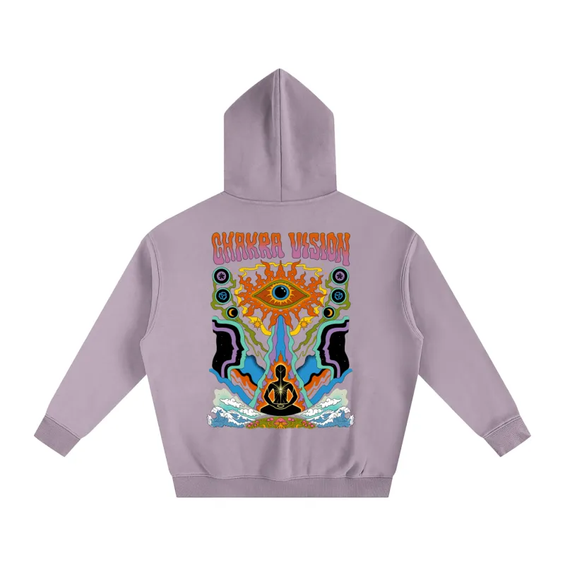 Chakra Vision - Oversize Fleeced Hoodie sold by Phantasmagorical