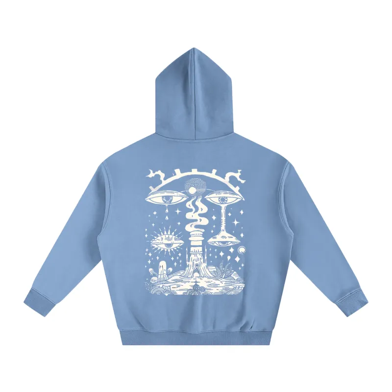 Paradoxical Perspective - Oversize Fleeced Hoodie sold by Phantasmagorical