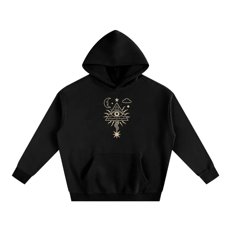 Mystic Signal - Oversize Fleeced Hoodie sold by Phantasmagorical