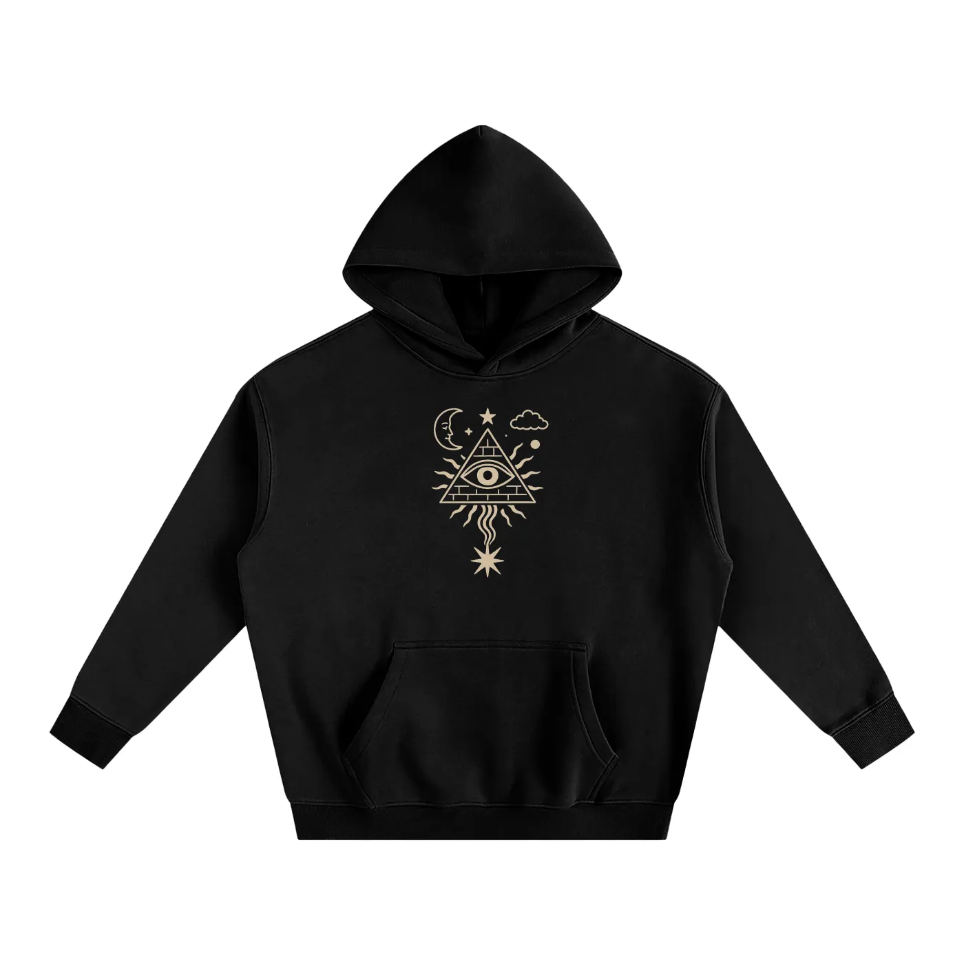 Mystic Signal - Oversize Fleeced Hoodie sold by Phantasmagorical