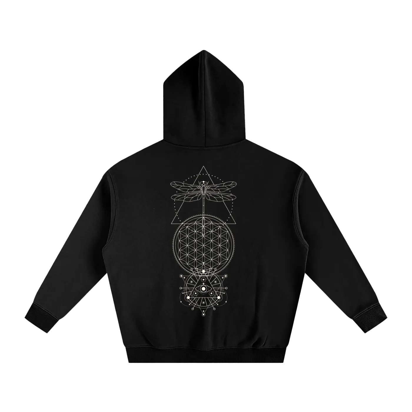 Existential - Oversize Fleeced Hoodie sold by Phantasmagorical product image thumbnail 4