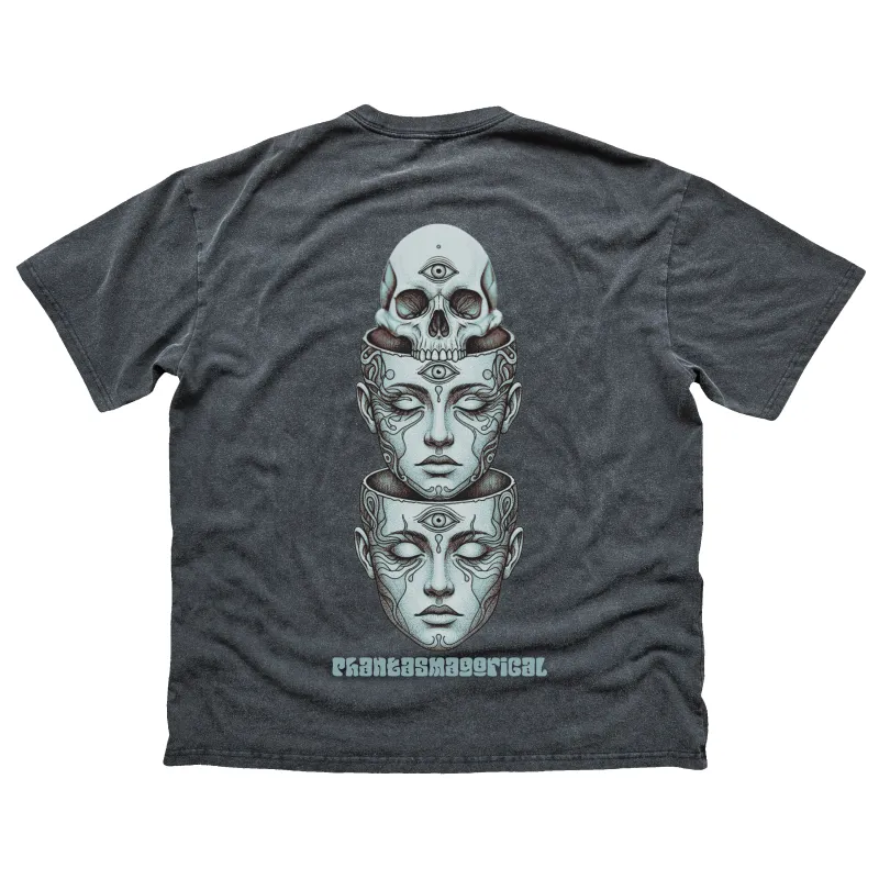 Metamorphosis (Back design) - Fluffy Vintage Washed  T-Shirt - 250 GSM (NEW) sold by Phantasmagorical