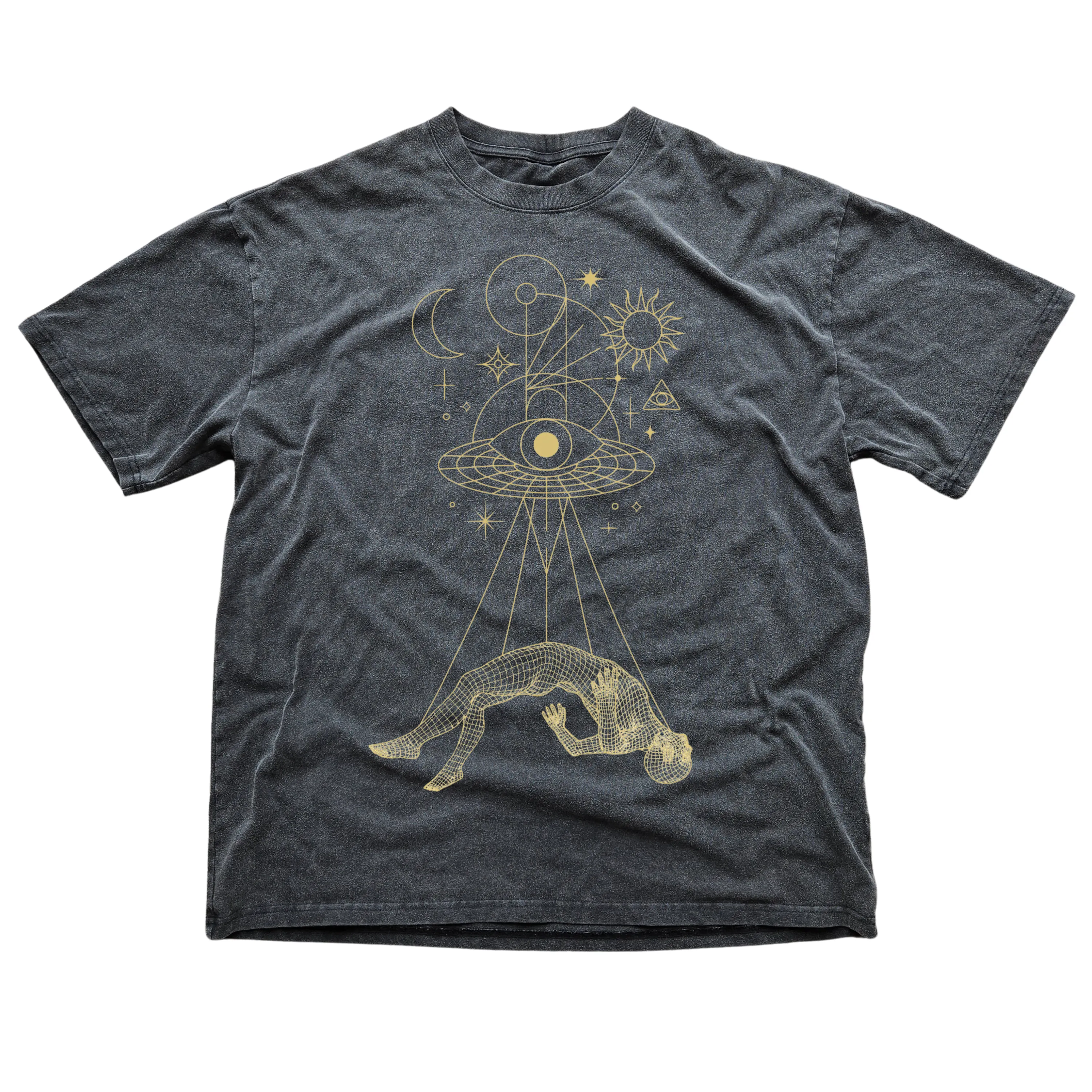 Dimensional Drift Fluffy Vintage Washed T-Shirt - 250 GSM (NEW) sold by Phantasmagorical