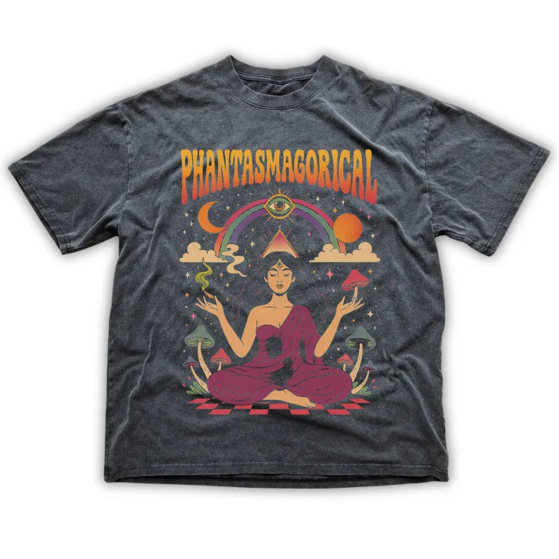 Mystic Maiden - Fluffy Vintage Washed T-Shirt (NEW) sold by Phantasmagorical