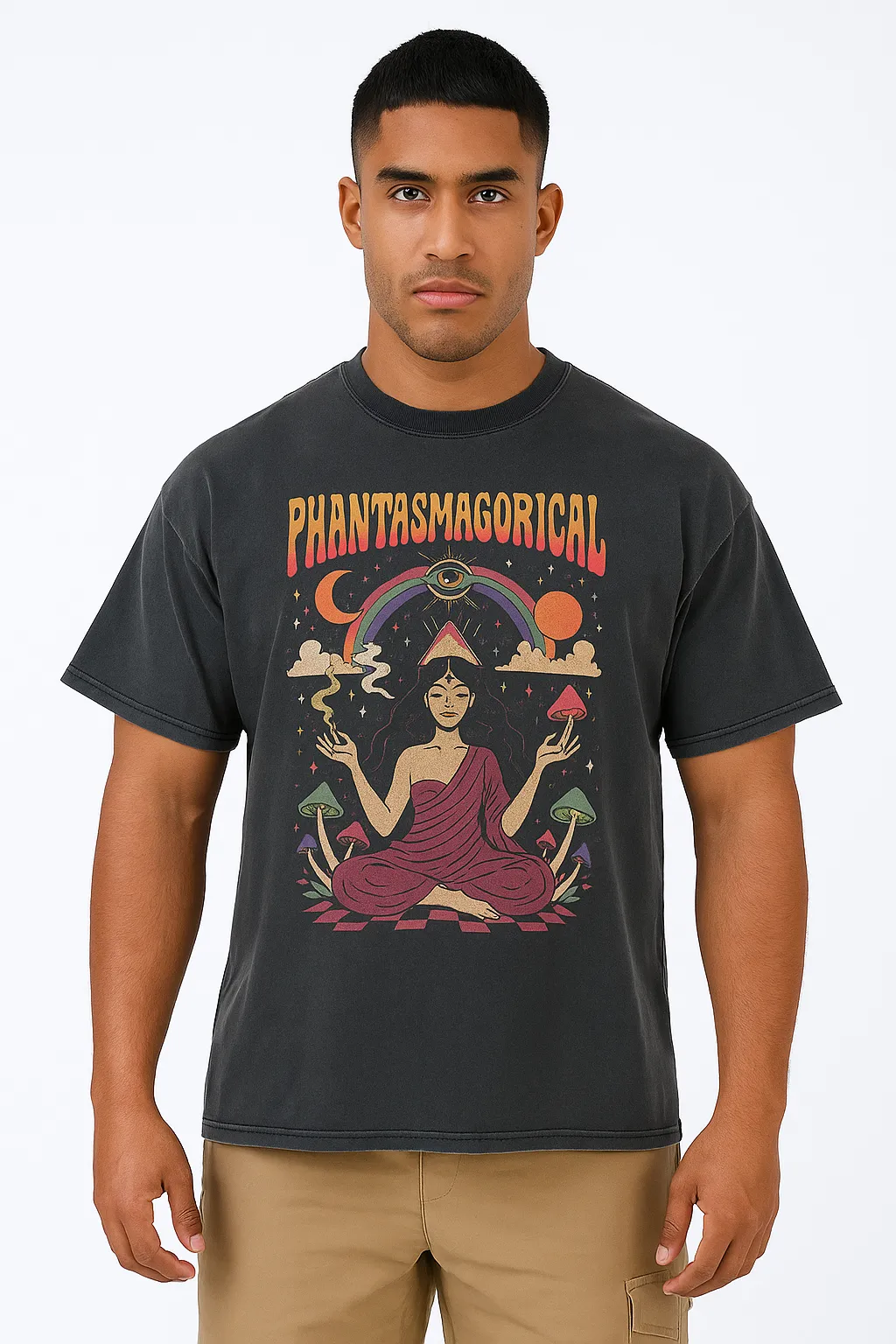 Mystic Maiden - Fluffy Vintage Washed T-Shirt (NEW) sold by Phantasmagorical product image thumbnail 4