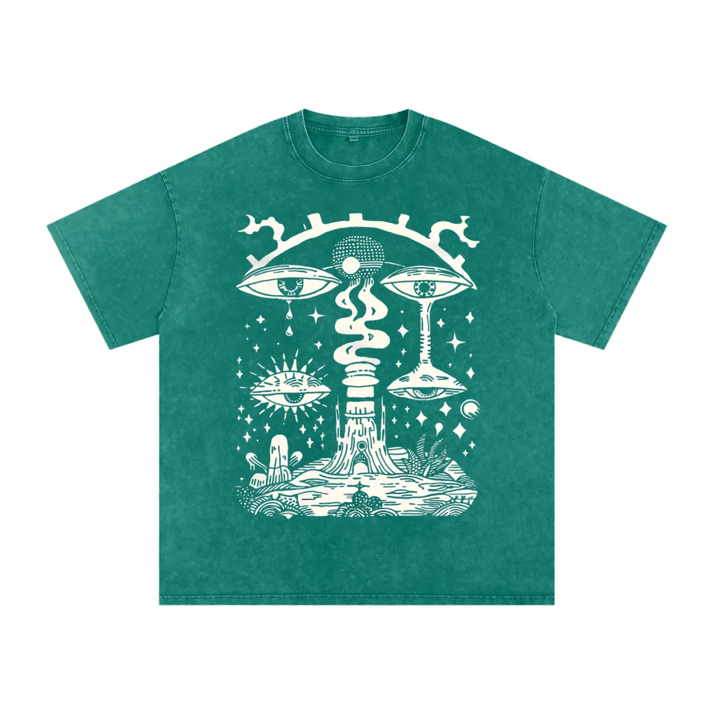 Paradoxical Perspective - Acid Wash Oversize T-Shirt - 250 GSM (Limited Release) sold by Phantasmagorical