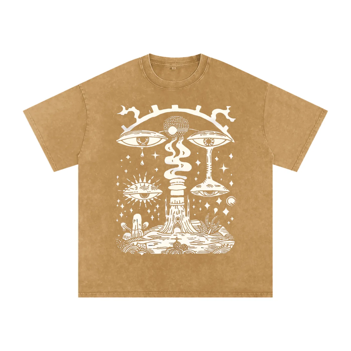 Paradoxical Perspective - Acid Wash Oversize T-Shirt - 250 GSM (Limited Release) sold by Phantasmagorical product image thumbnail 4