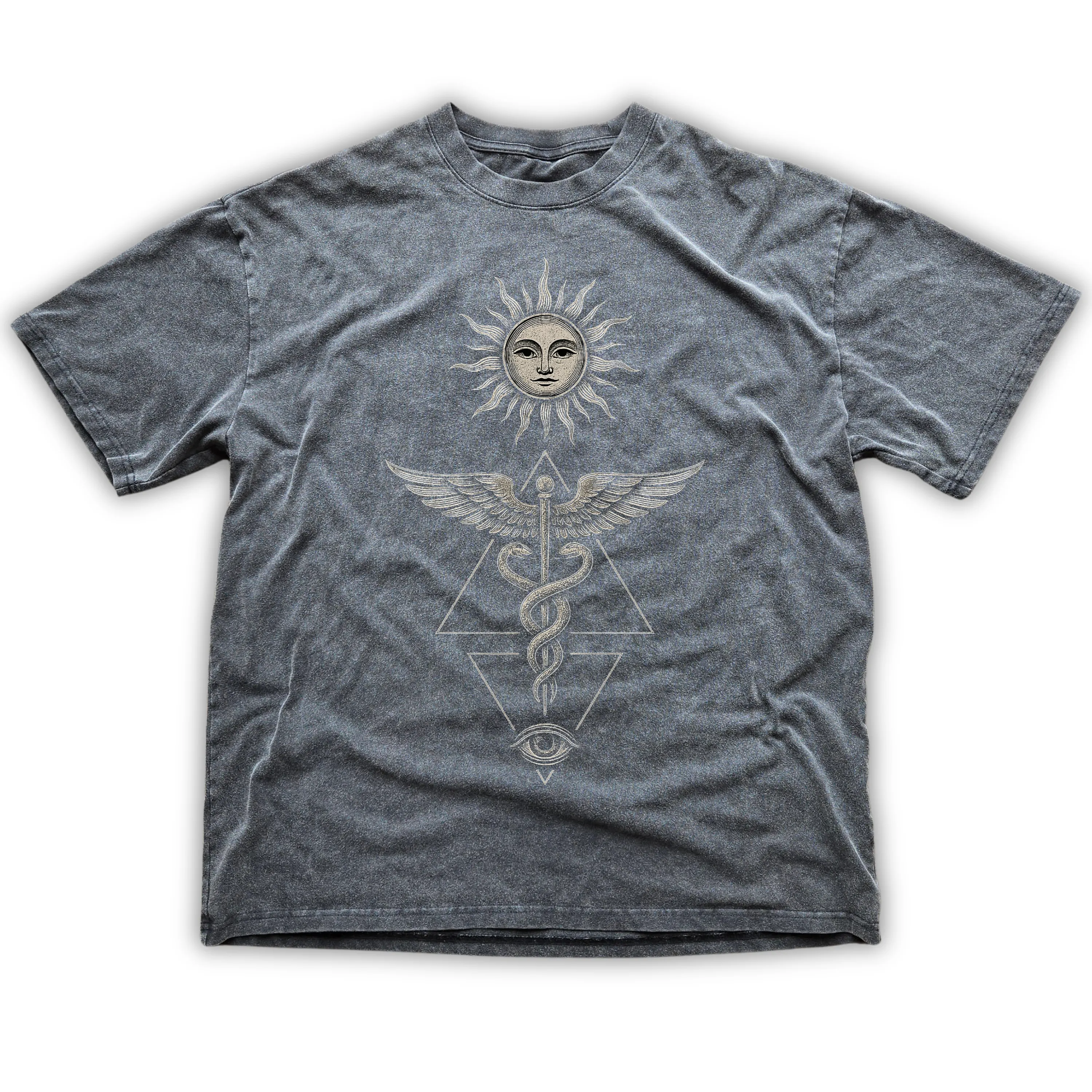 Inner Alchemy - Fluffy Vintage Washed Relaxed fit T-Shirt (NEW) sold by Phantasmagorical product image thumbnail 3