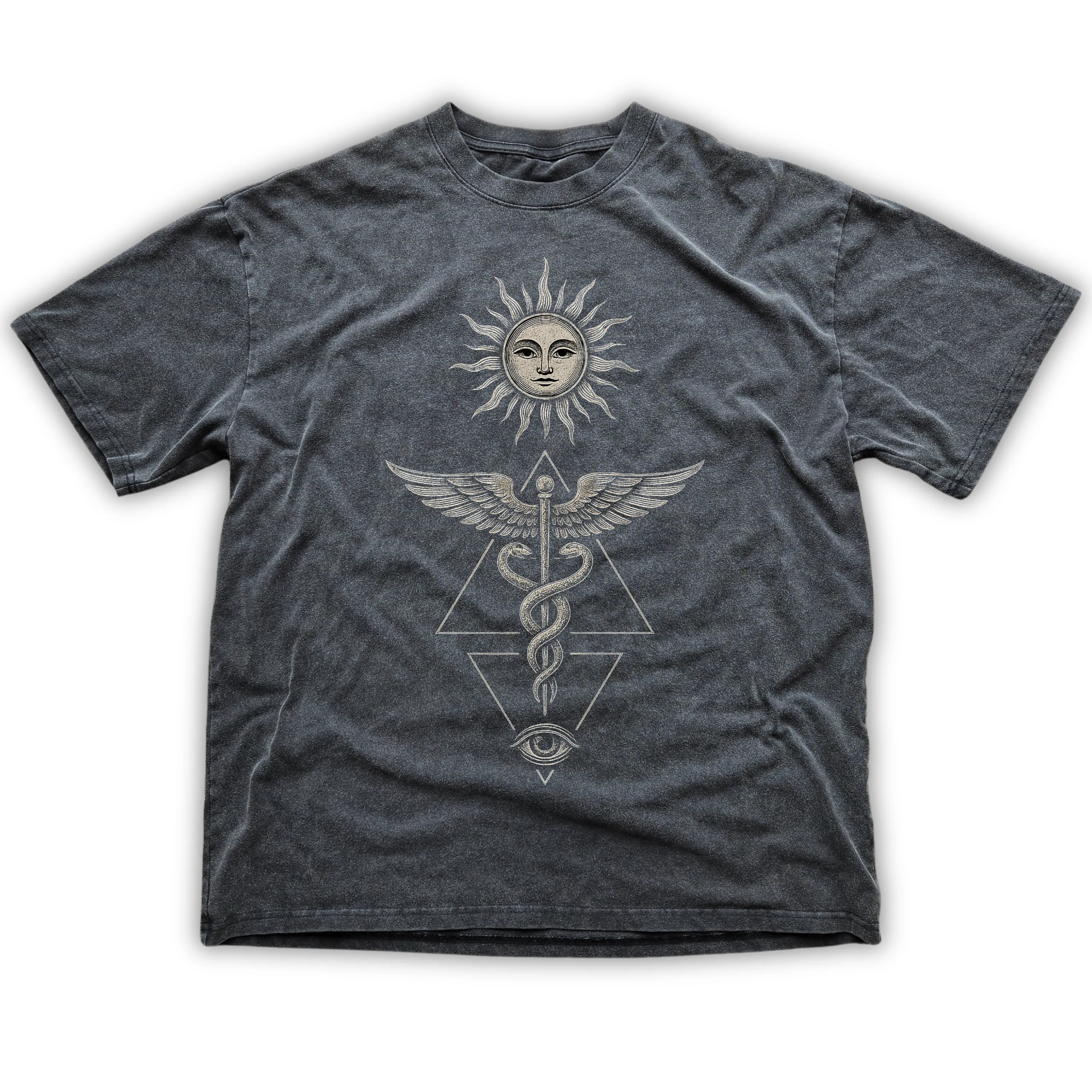 Inner Alchemy - Fluffy Vintage Washed Relaxed fit T-Shirt (NEW) sold by Phantasmagorical