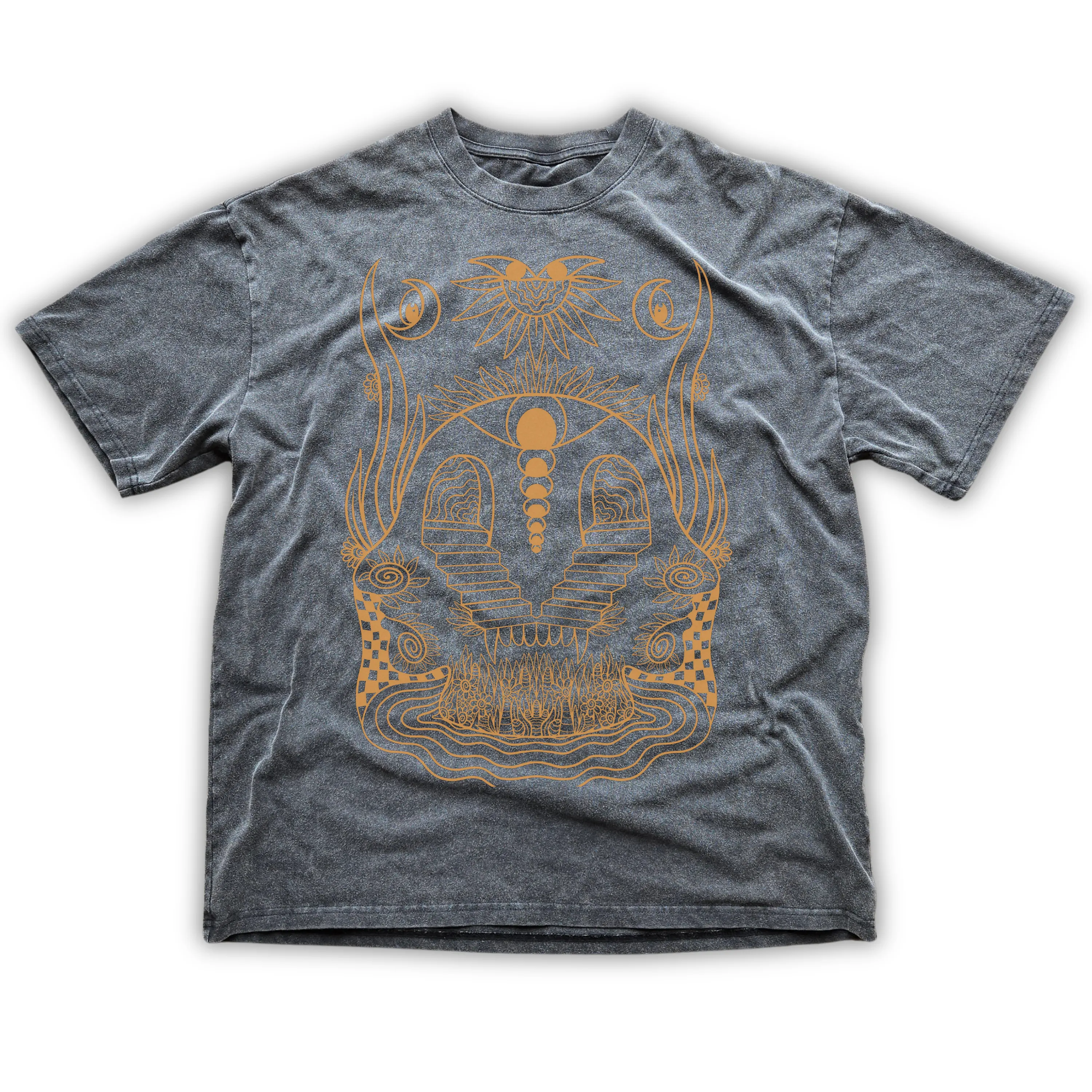 Enigma - Fluffy Vintage Washed Relaxed fit T-Shirt (NEW) sold by Phantasmagorical product image thumbnail 2