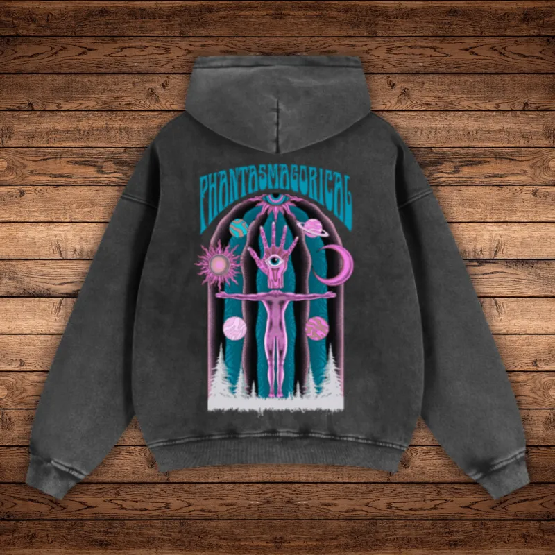 Higher State - Zip-Through Boxy Vintage Wash Hoodie sold by Phantasmagorical