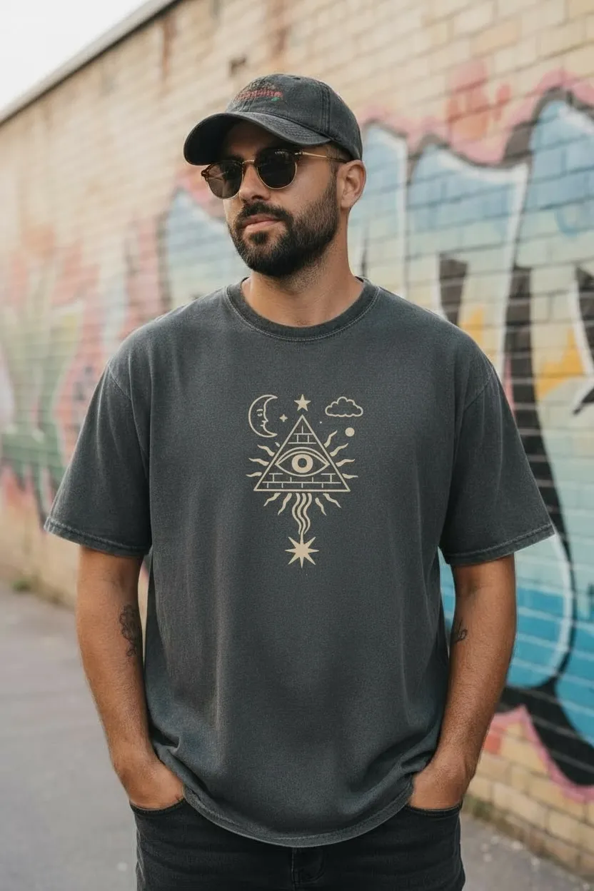 Mystic Signal - Fluffy Vintage Wash Heavyweight Tee (NEW) sold by Phantasmagorical product image thumbnail 5